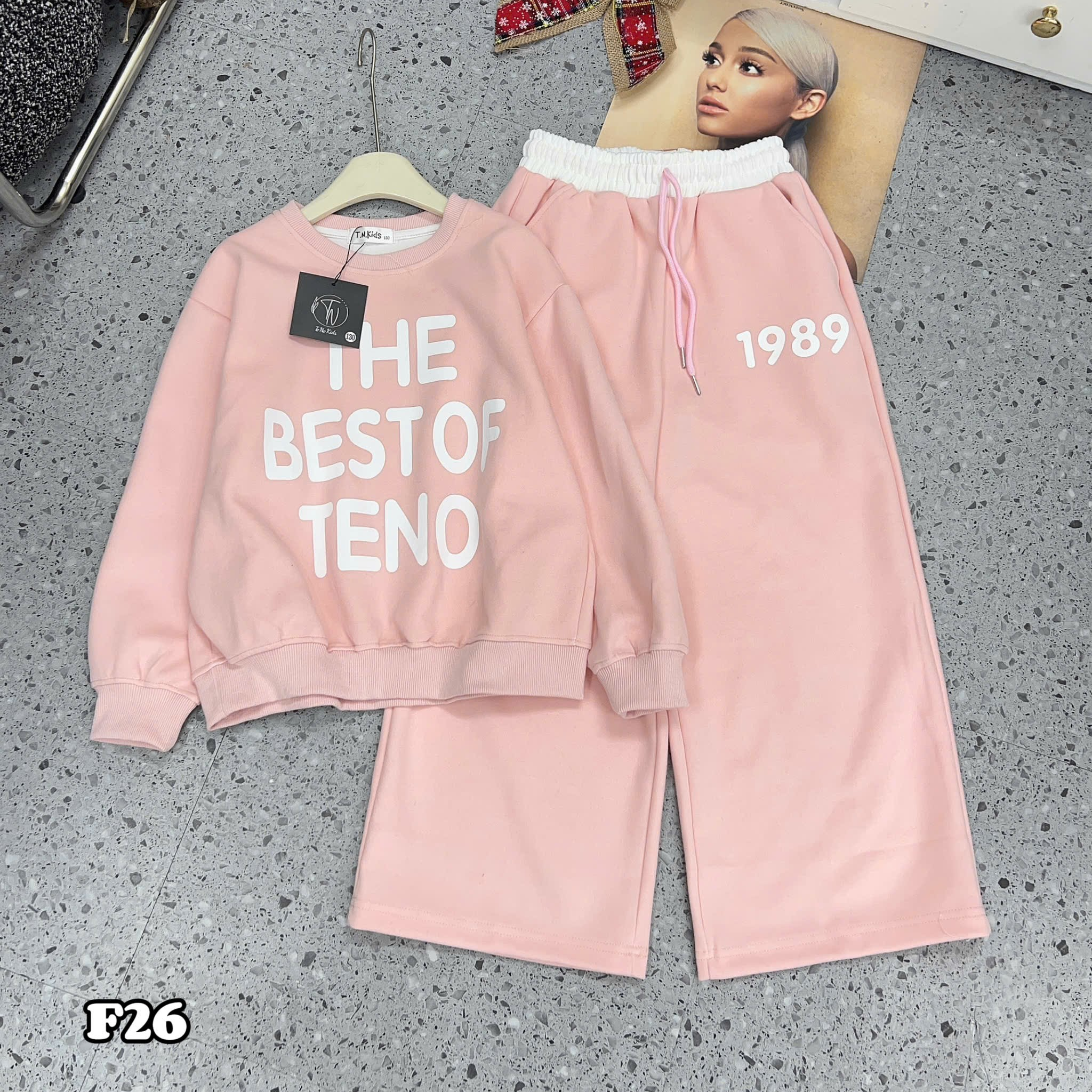 [F26] Bộ nỉ The Best Of Teno Mẹ và Bé