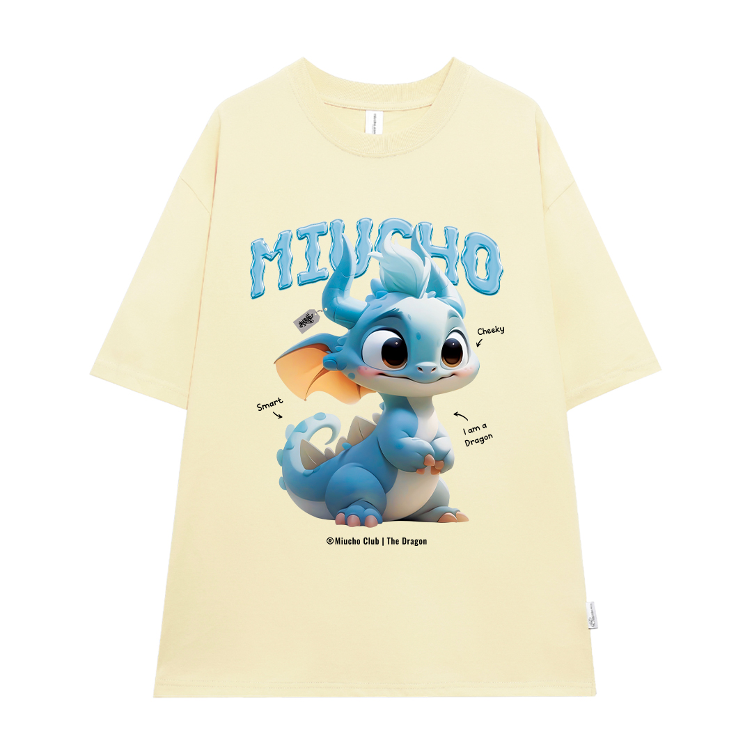 Áo thun form rộng 12 con giáp tuổi Thìn ATD1241 Miucho tay ngắn cổ tròn in mix_thumbnail_15