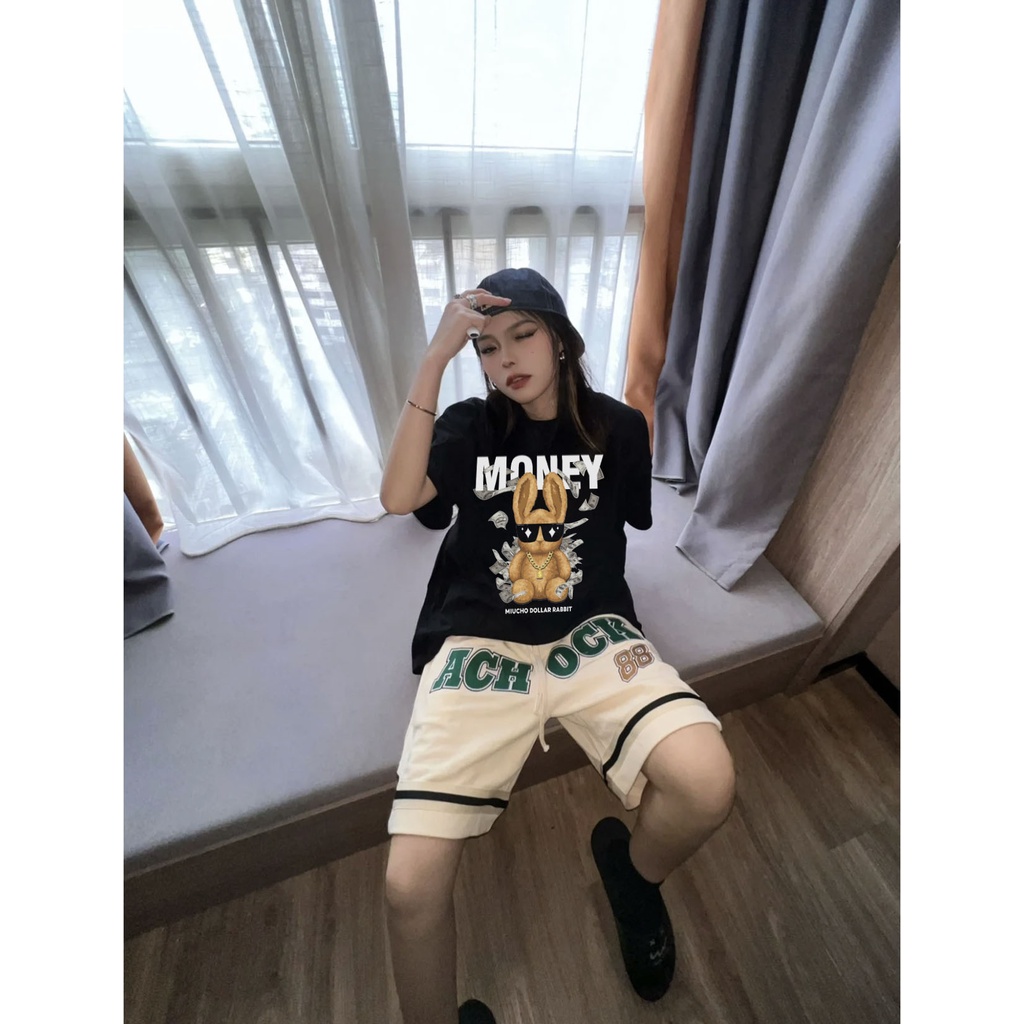 Áo thun nữ form rộng đẹp tay lỡ kiểu hàn quốc chất vải cotton AT252 Miucho hoạ tiết_thumbnail_5