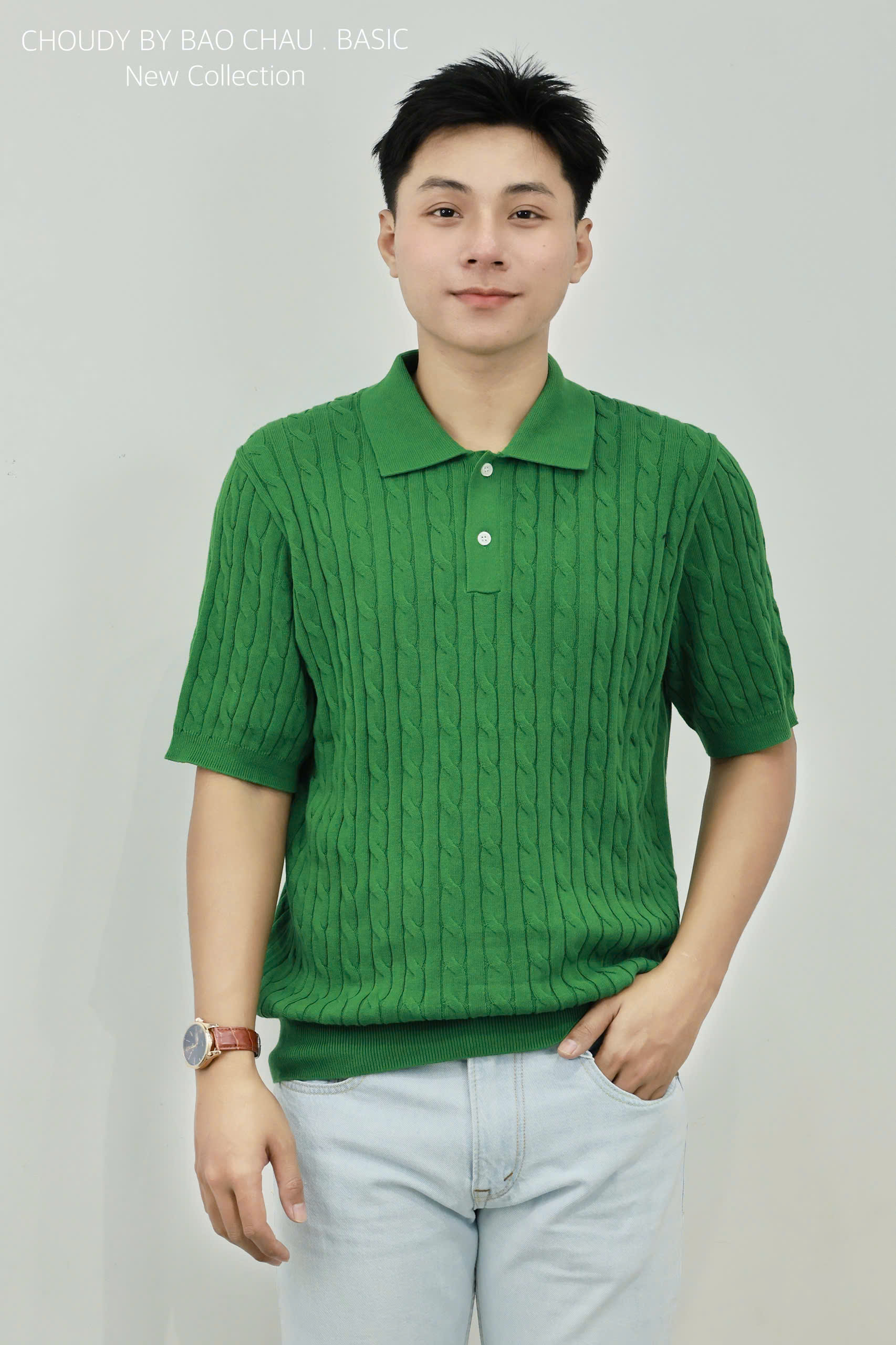 A593 ÁO DỆT KIM NAM 7 MÀU