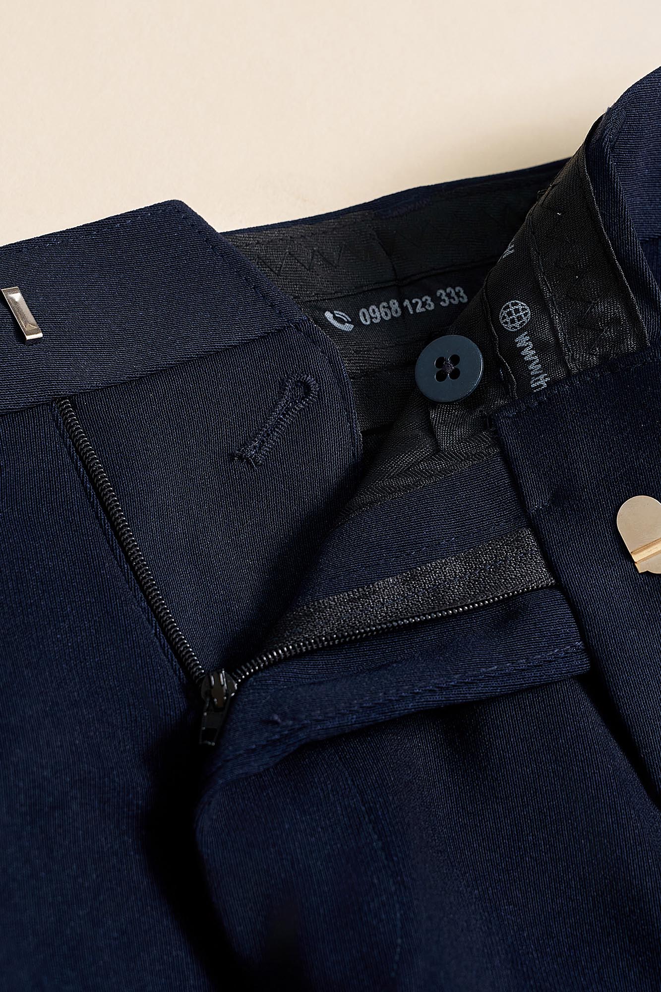 Quần Âu 0 Li Nam Trung Niên ANCHI Chất Liệu Vải Tăm Phom Suông Ống Rộng Màu Ghi Nhạt_thumbnail_20