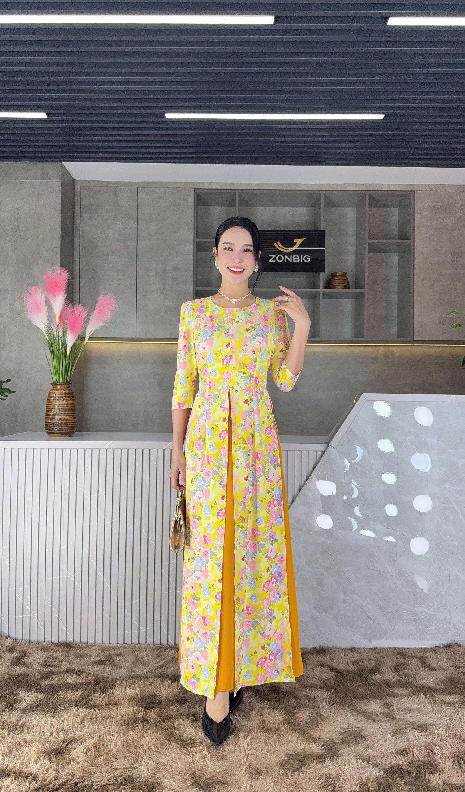 Đầm giả áo dài - Y2080 - Thương hiệu Zonbig_thumbnail_3