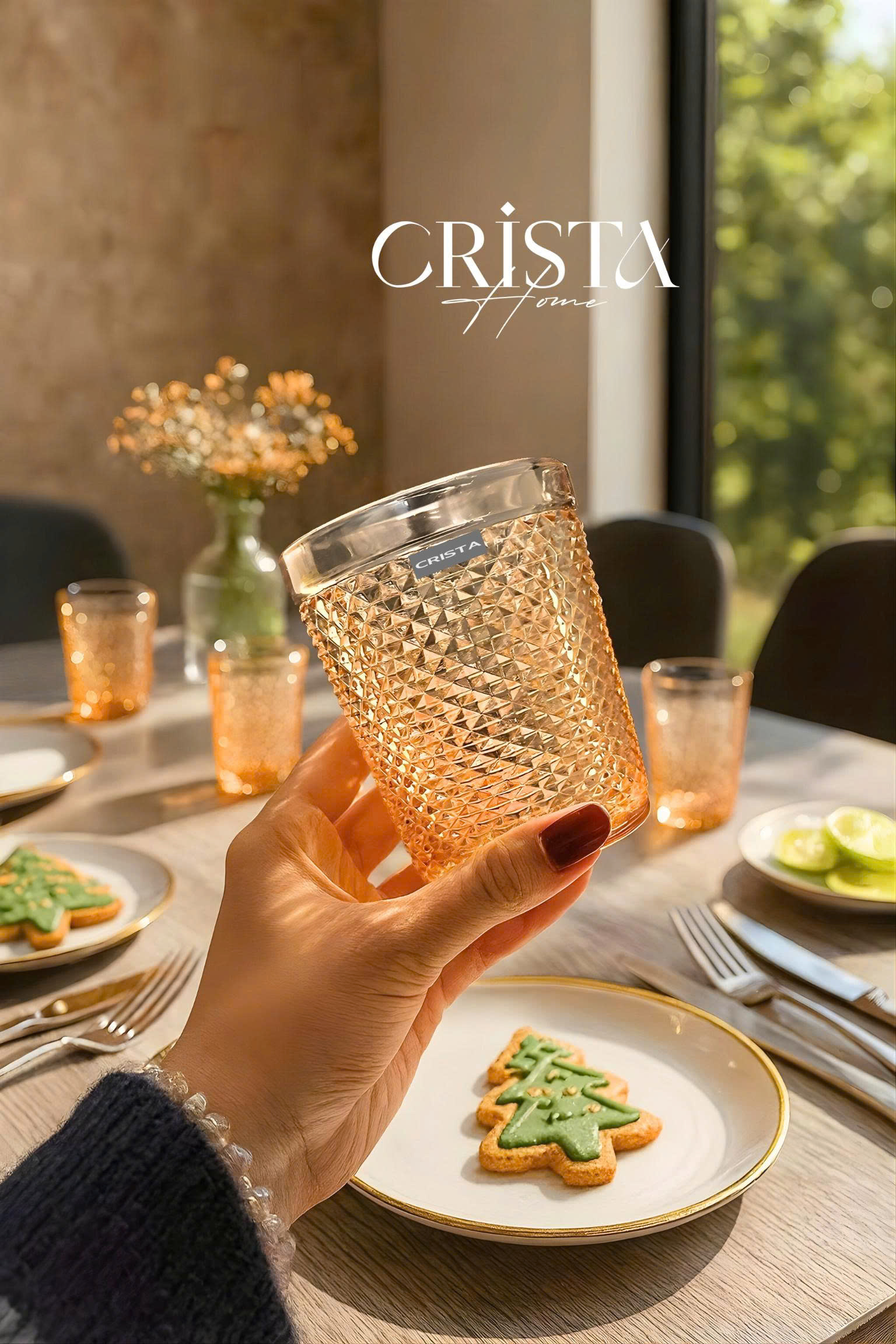 Bộ 4 cốc thủy tinh CRISTA HOME  vân kim cương 300ml_thumbnail_31