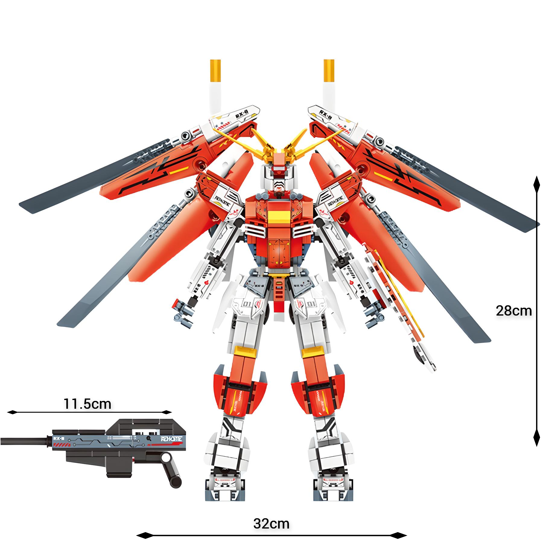 LEGO ĐỒ chơi lắp ghép 𝐌𝐎𝐁𝐈𝐋𝐄 𝐒𝐔𝐈𝐓 𝐆𝐔𝐍𝐃𝐀𝐌 700 chi tiết_thumbnail_12
