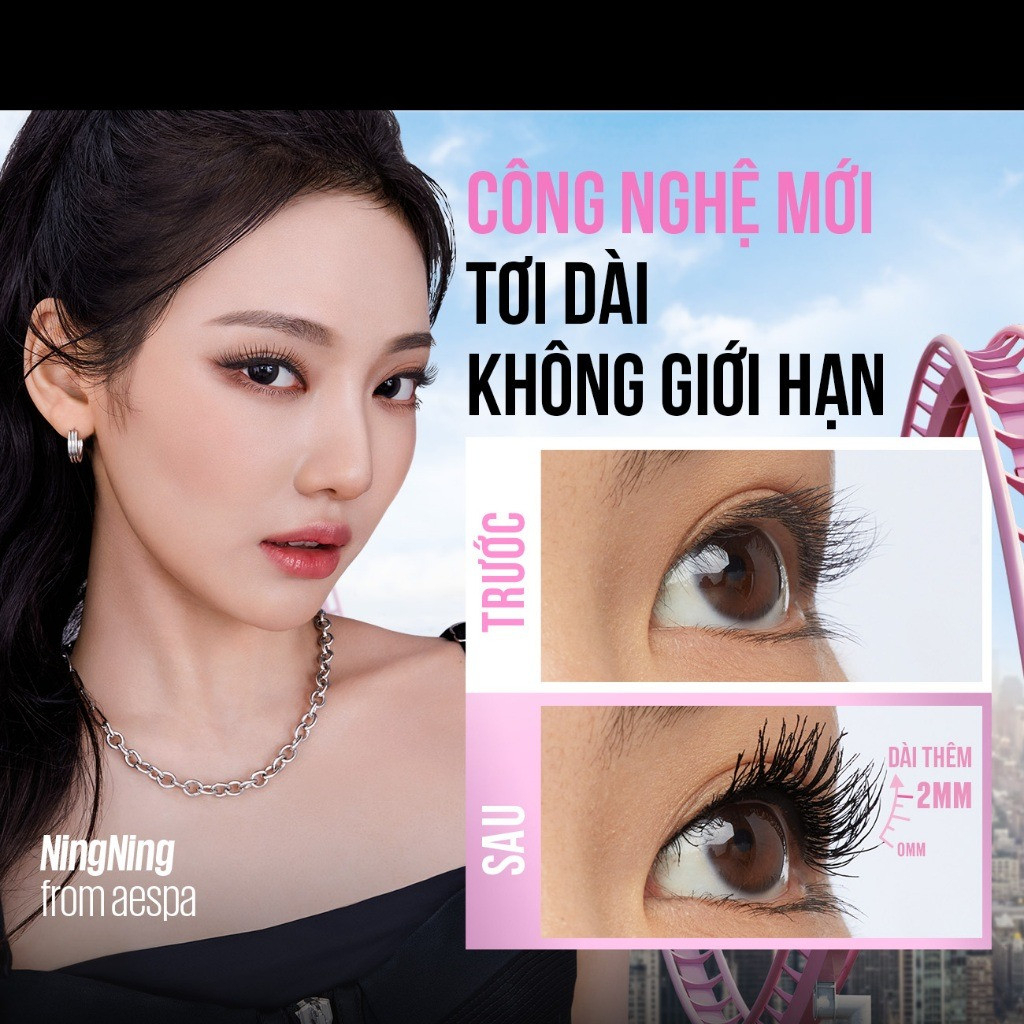 [MAYBELLINE] Mascara Maybelline Sky High Sensational chống nước lâu trôi 6ml_thumbnail_2