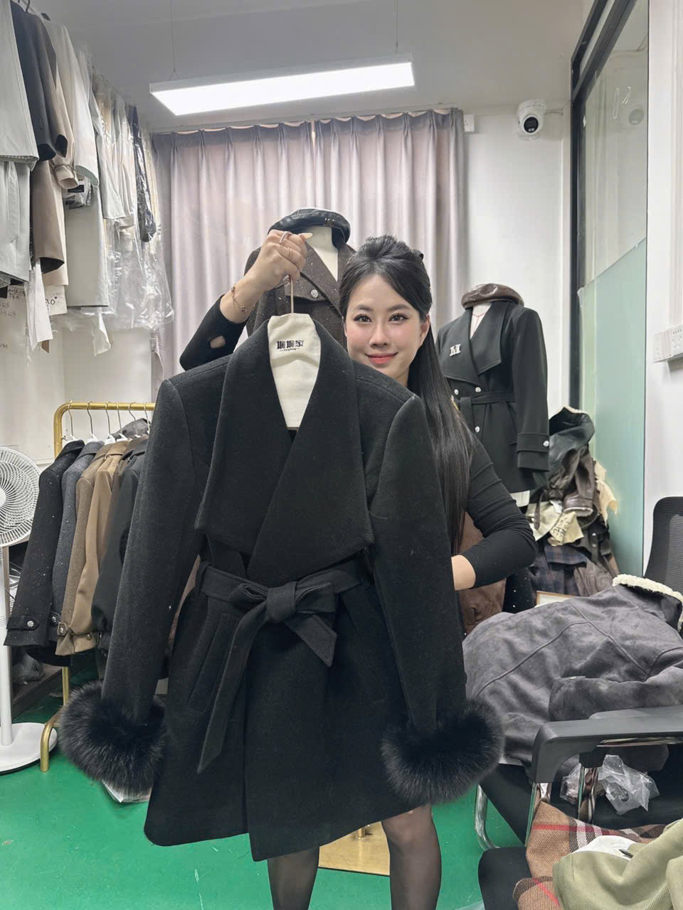 Áo mangto tay lông - V29