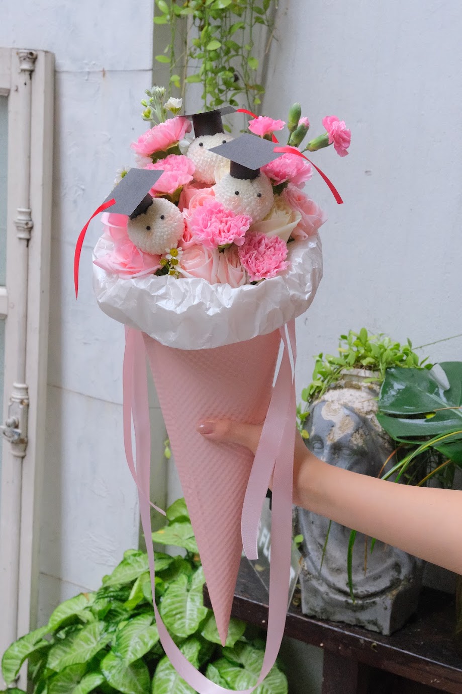 Ốc quế hoa chúc mừng tốt nghiệp