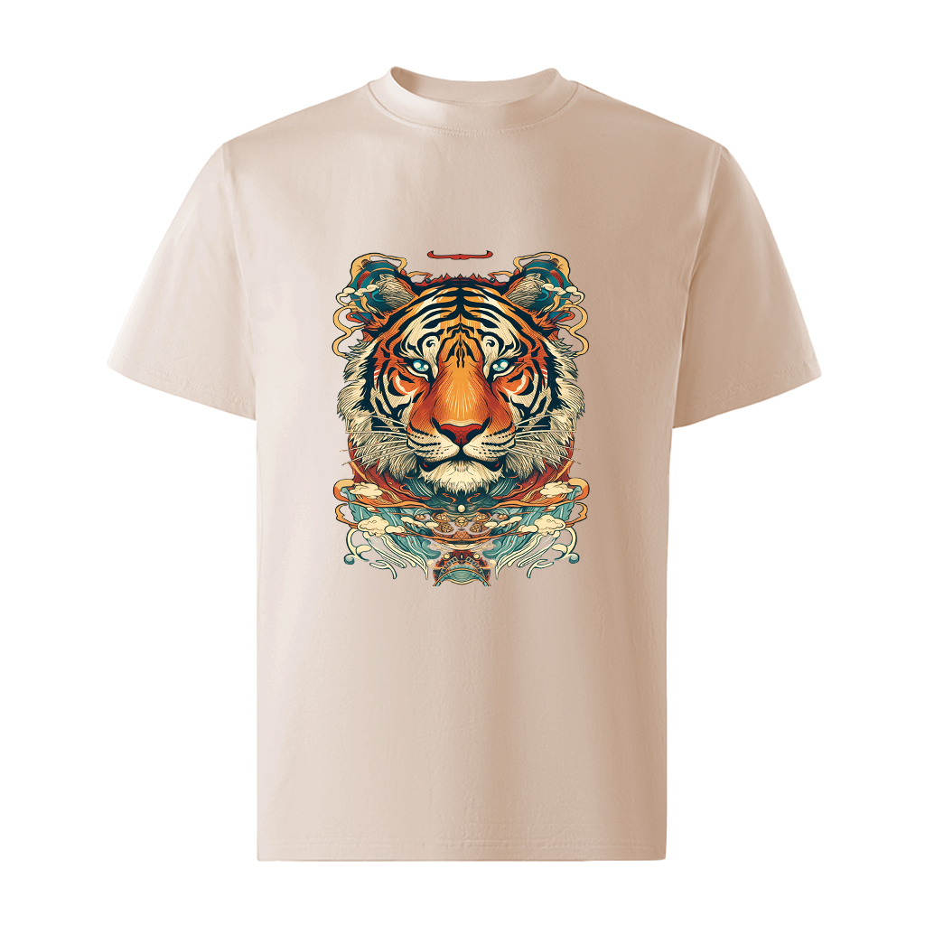 Áo thun nam form rộng 12 con giáp tuổi Dần ATD479 Miucho Iconic cotton cổ tròn in graphic_thumbnail_19