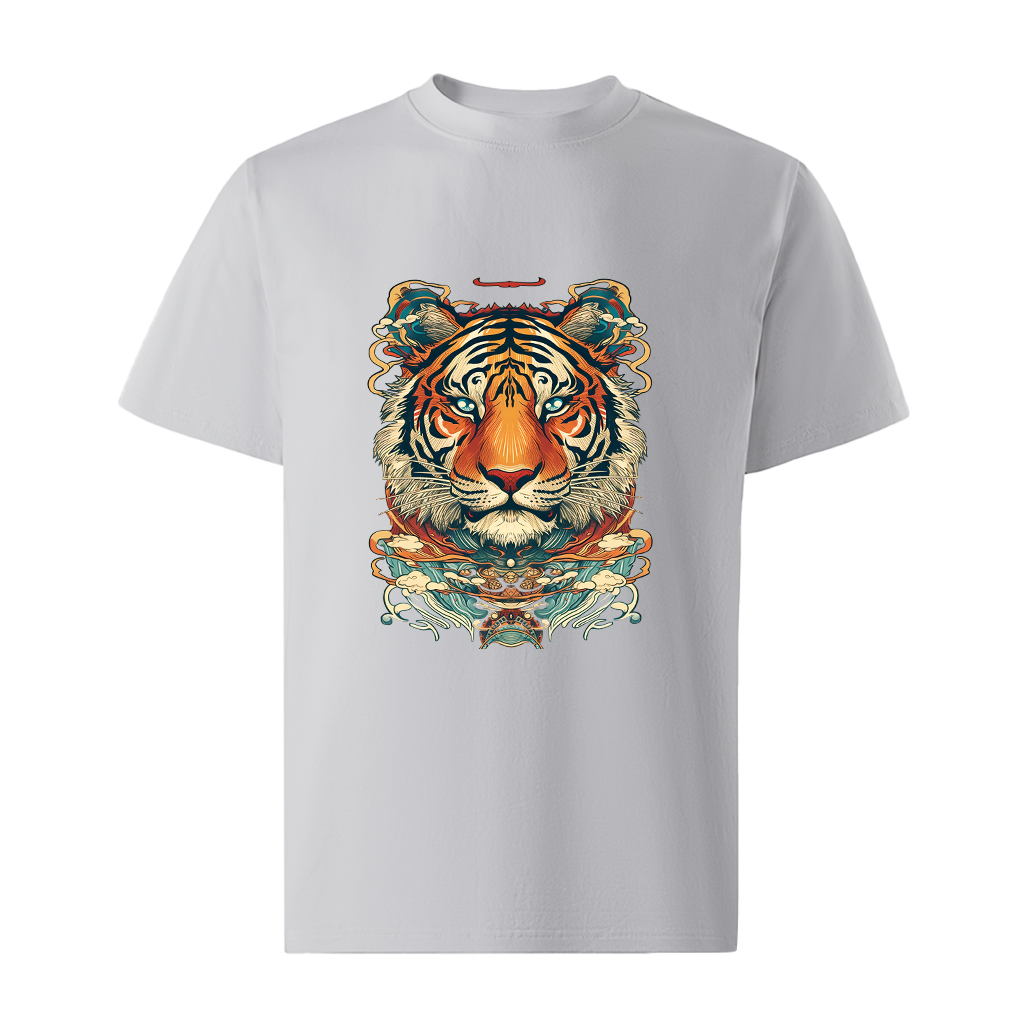 Áo thun nam form rộng 12 con giáp tuổi Dần ATD479 Miucho Iconic cotton cổ tròn in graphic_thumbnail_13