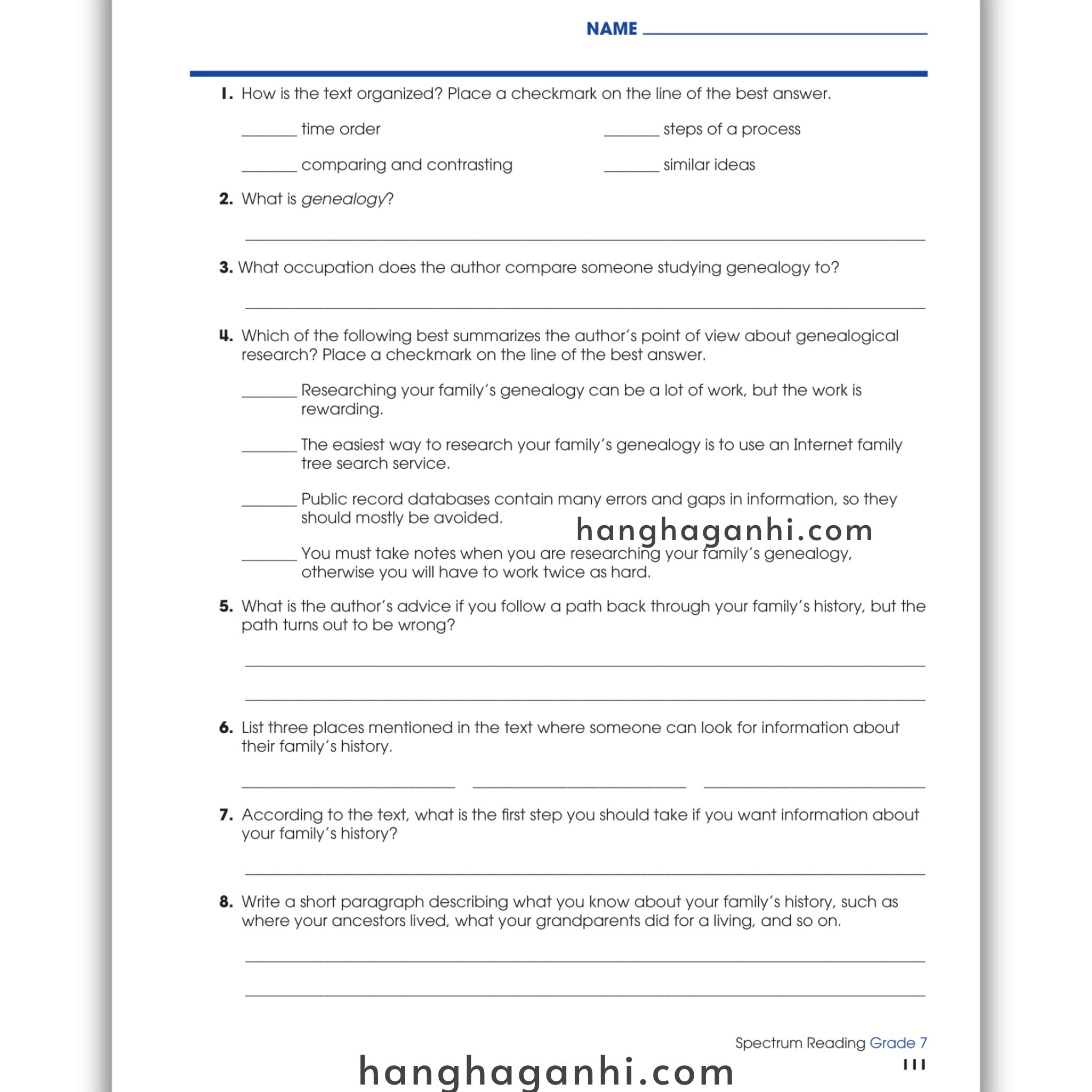 Sách Spectrum Reading Workbook Grade 7_thumbnail_5