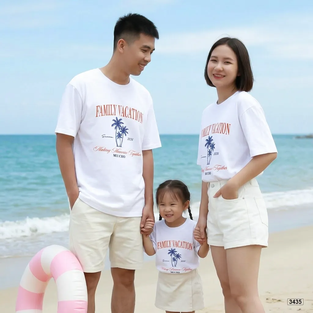 Áo thun gia đình form rộng hè biển Kado 3454_thumbnail_4