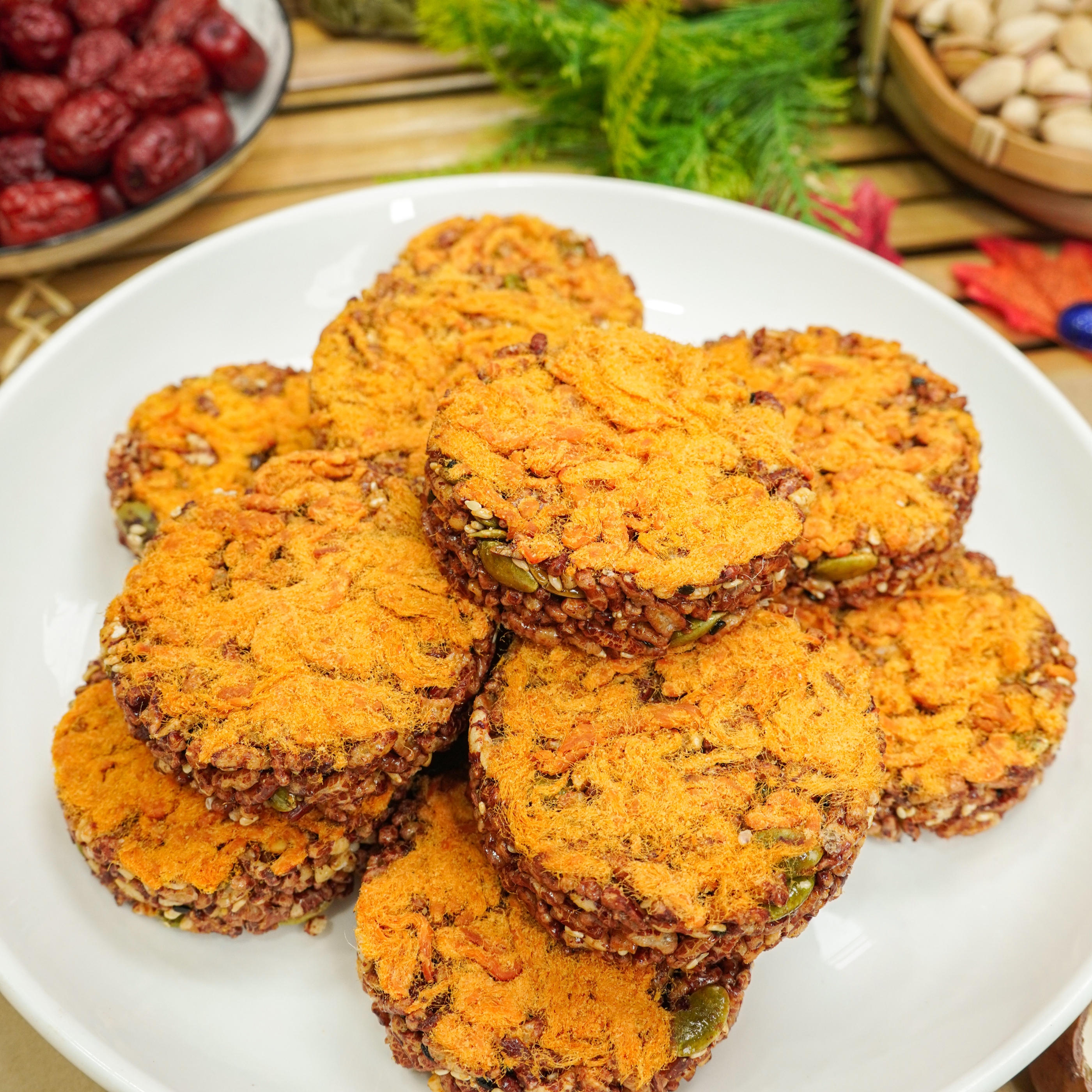 Viên Gạo Lức Chà Bông - Túi zip 500g