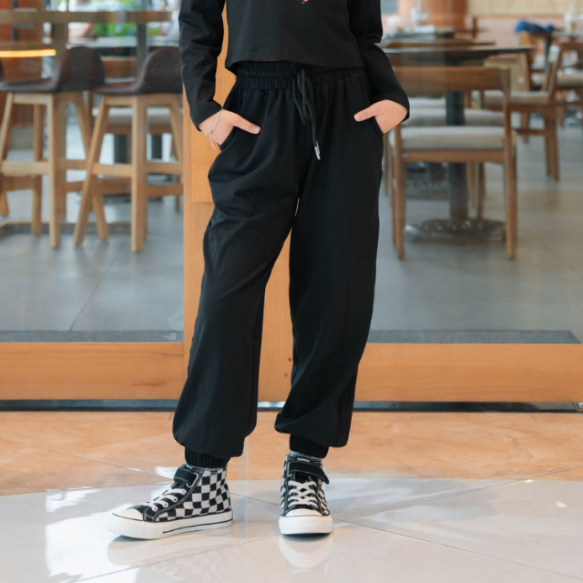 Áo croptop tay dài cho bé gái in chữ good day chất cotton - Áo croptop dài tay bé gái Loza Kids CG2812_thumbnail_4