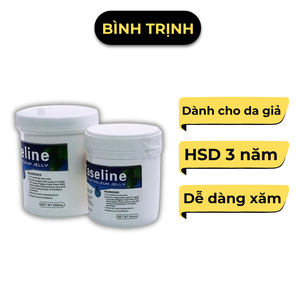 Kem Bôi Trơn Da Giả Hỗ Trợ Đi Kim Mượt Hũ 350ml/500ml Dành Cho Da Giả HSD 3 Năm Dễ Dàng Xăm