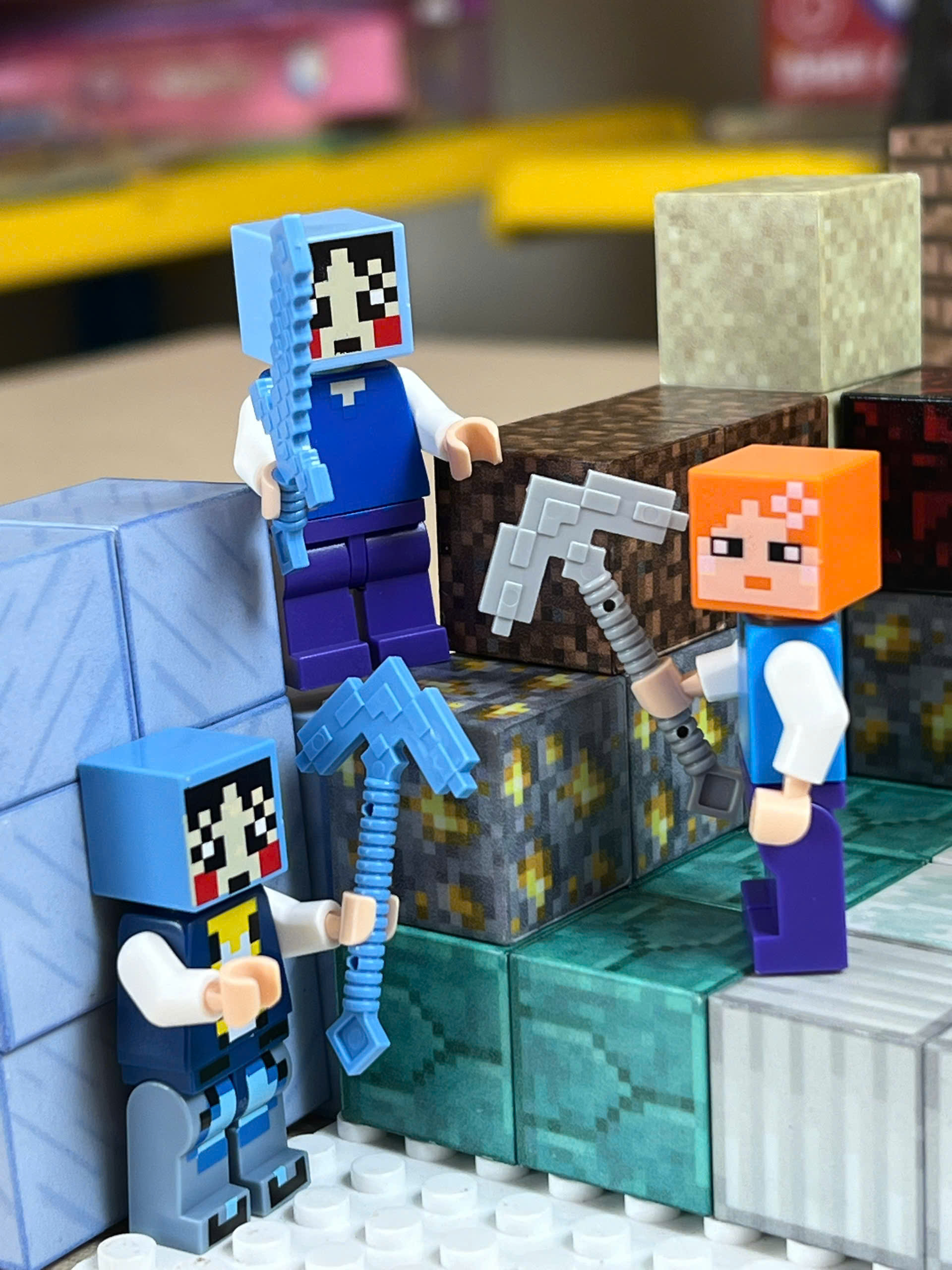 Nhân vật mô hình người Mine craft lắp ghép My Crapt ngẫu nhiên MineCraft