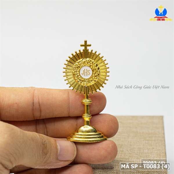 Mặt nhật mini mạ vàng 3cmx6cm ✔_thumbnail_2