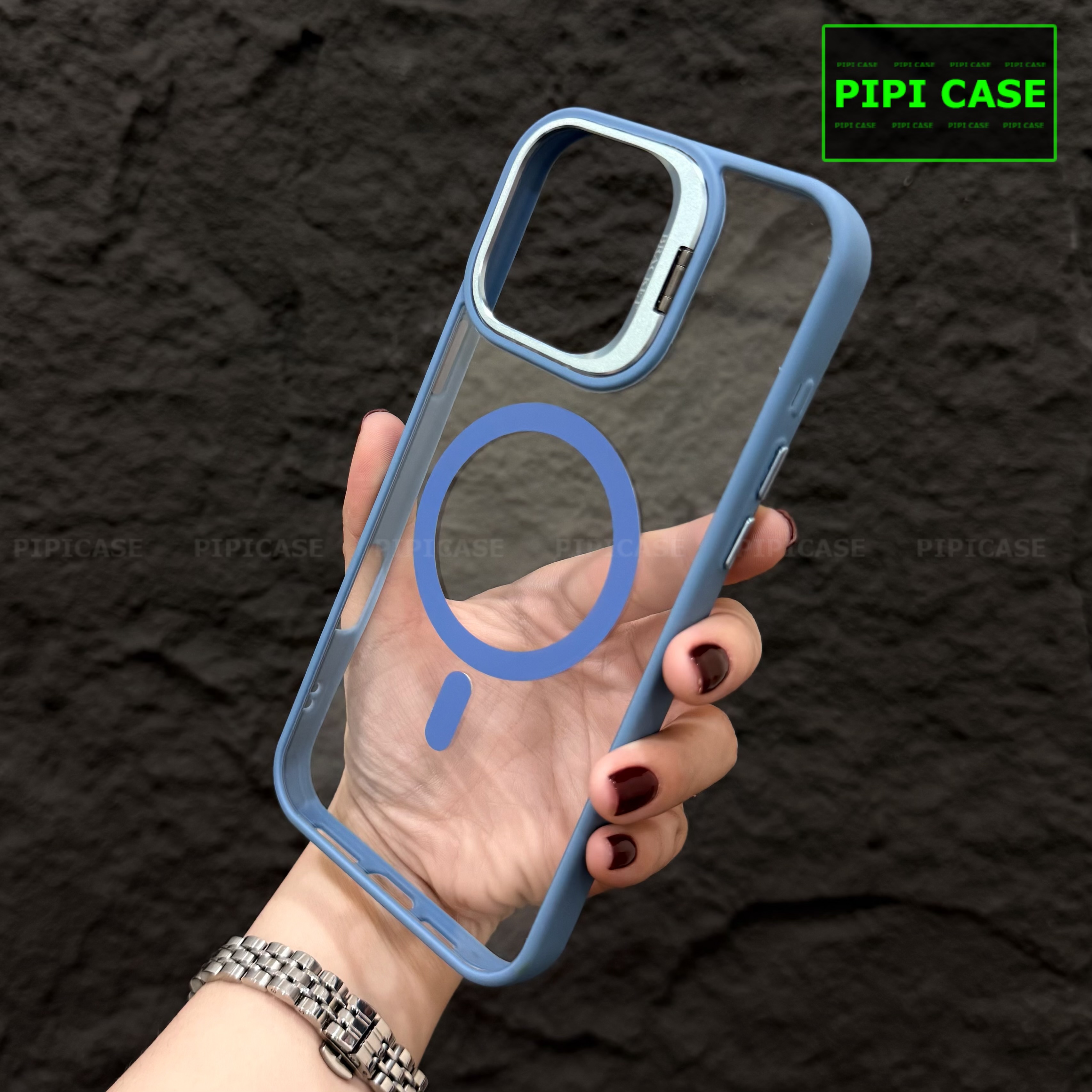 Ốp Lưng iPhone 14 Pro Max - Dansi - Xanh Nhạt_thumbnail_3