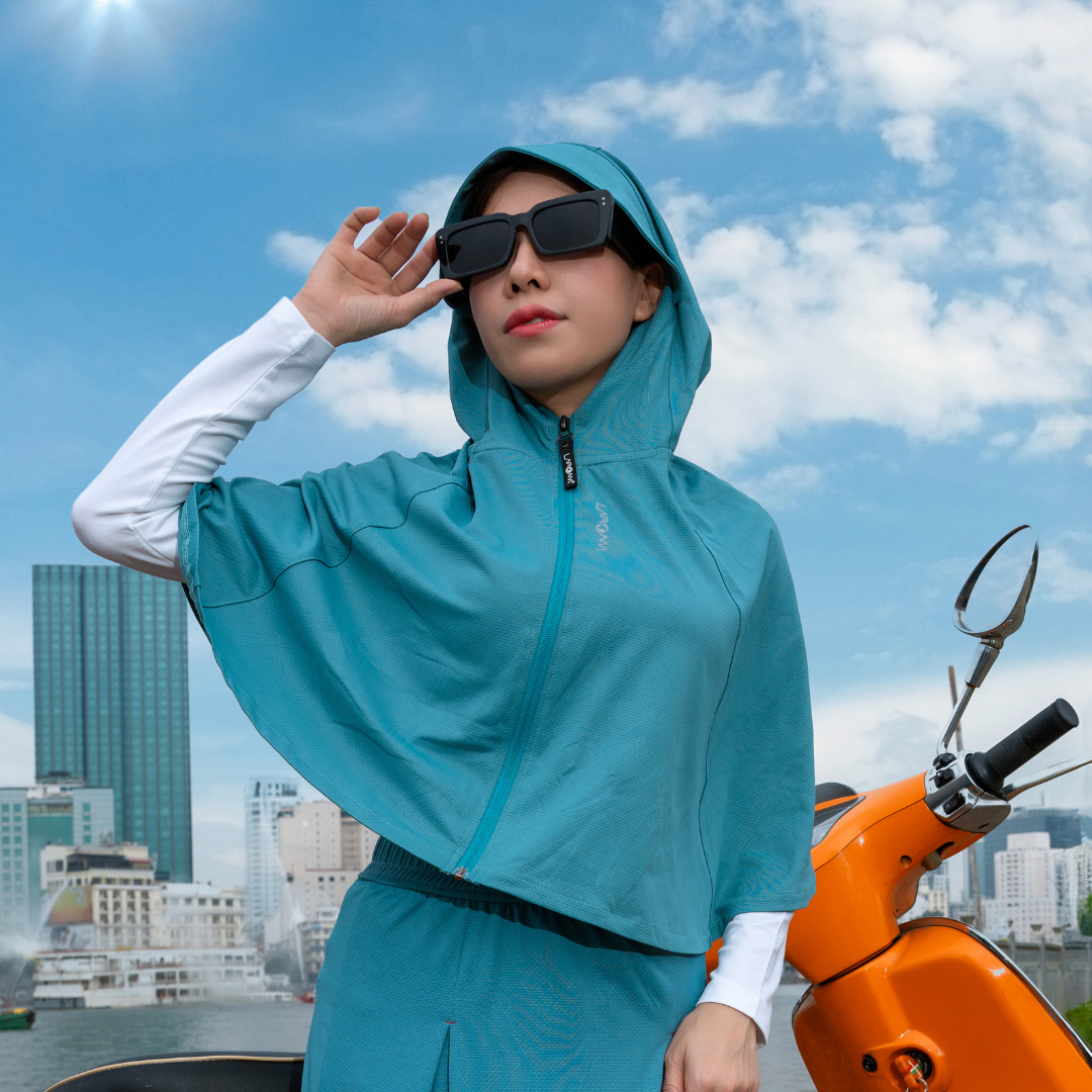 Mũ Trùm Chống Nắng 1 Lớp In