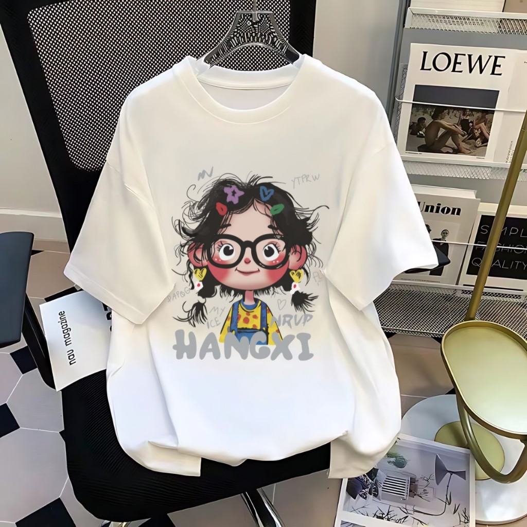 [HOT TREND] Áo phông nữ in hình bé gái nhiều màu - 𝐋𝐎𝐙𝐀 RT8261_thumbnail_5