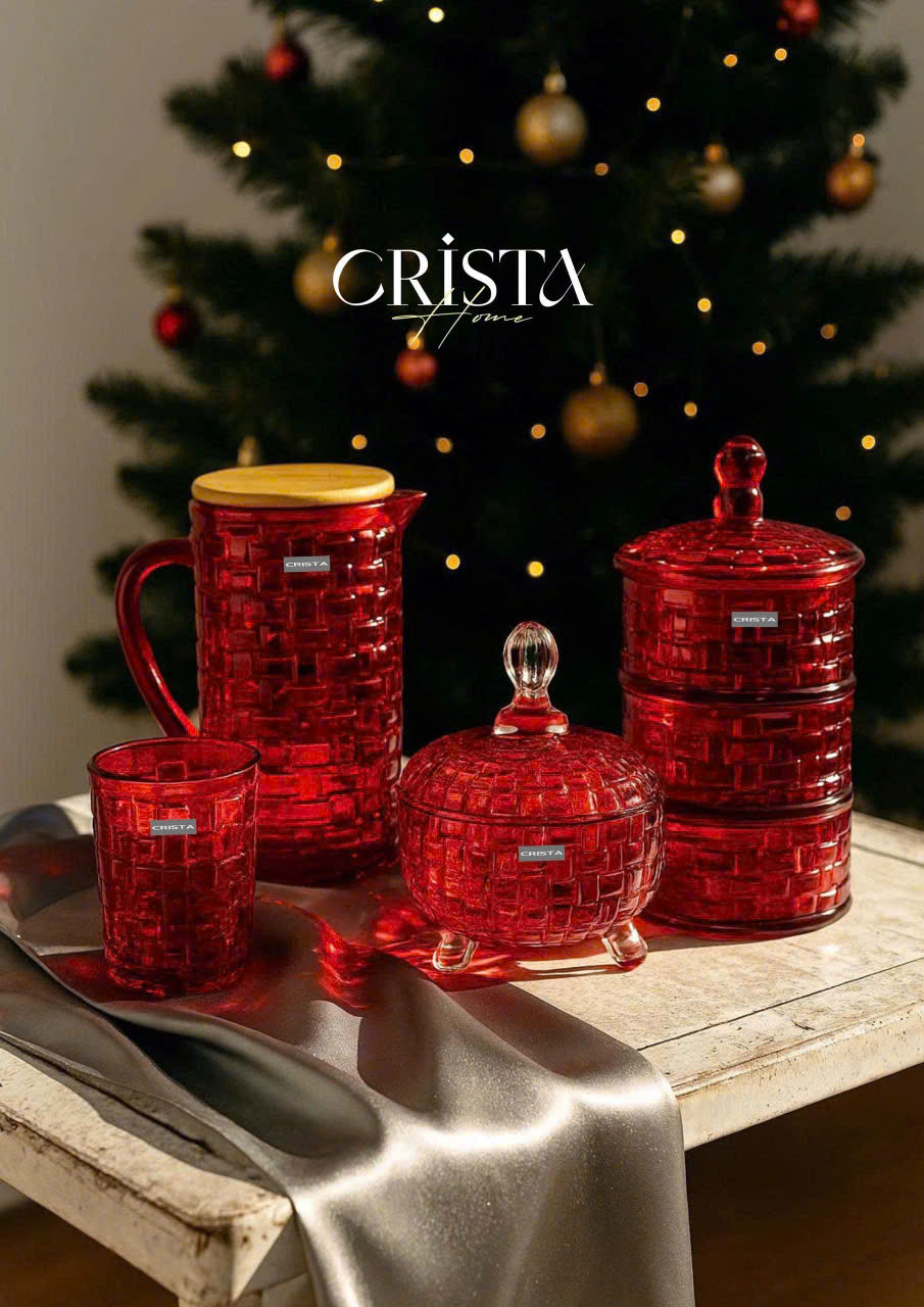 Bộ 6 cốc thủy CRISTA HOME tinh vân caro 280ml_thumbnail_15