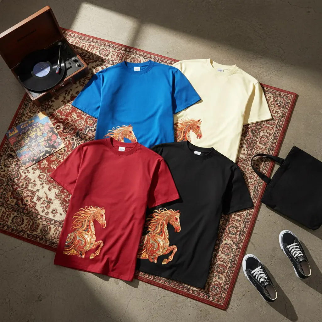 Áo thun nam form rộng Tết Cổ Truyền Miucho Iconic thoáng mát dày dặn in mix 2961_thumbnail_8