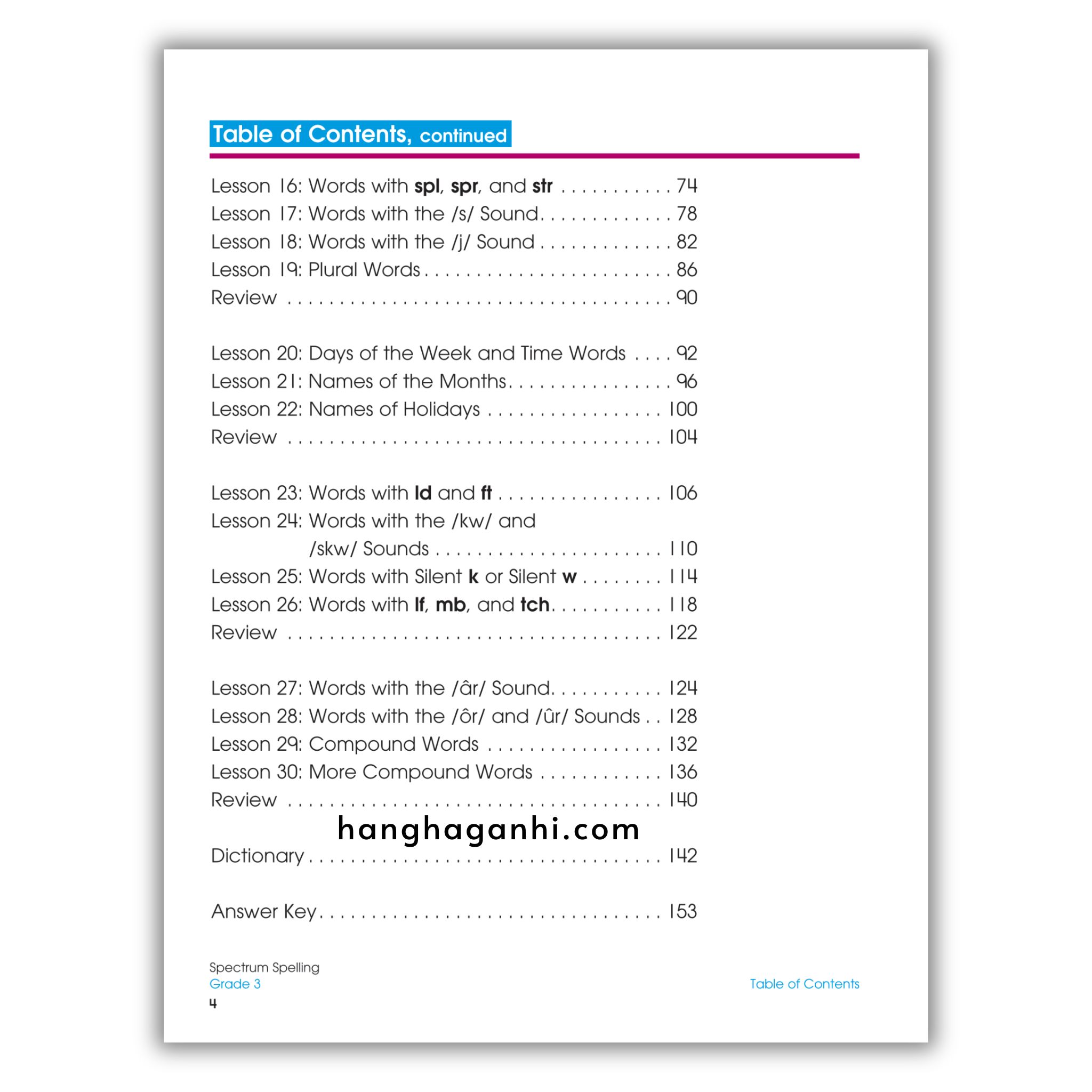 Sách Spectrum Spelling Workbook Grade 3_thumbnail_2