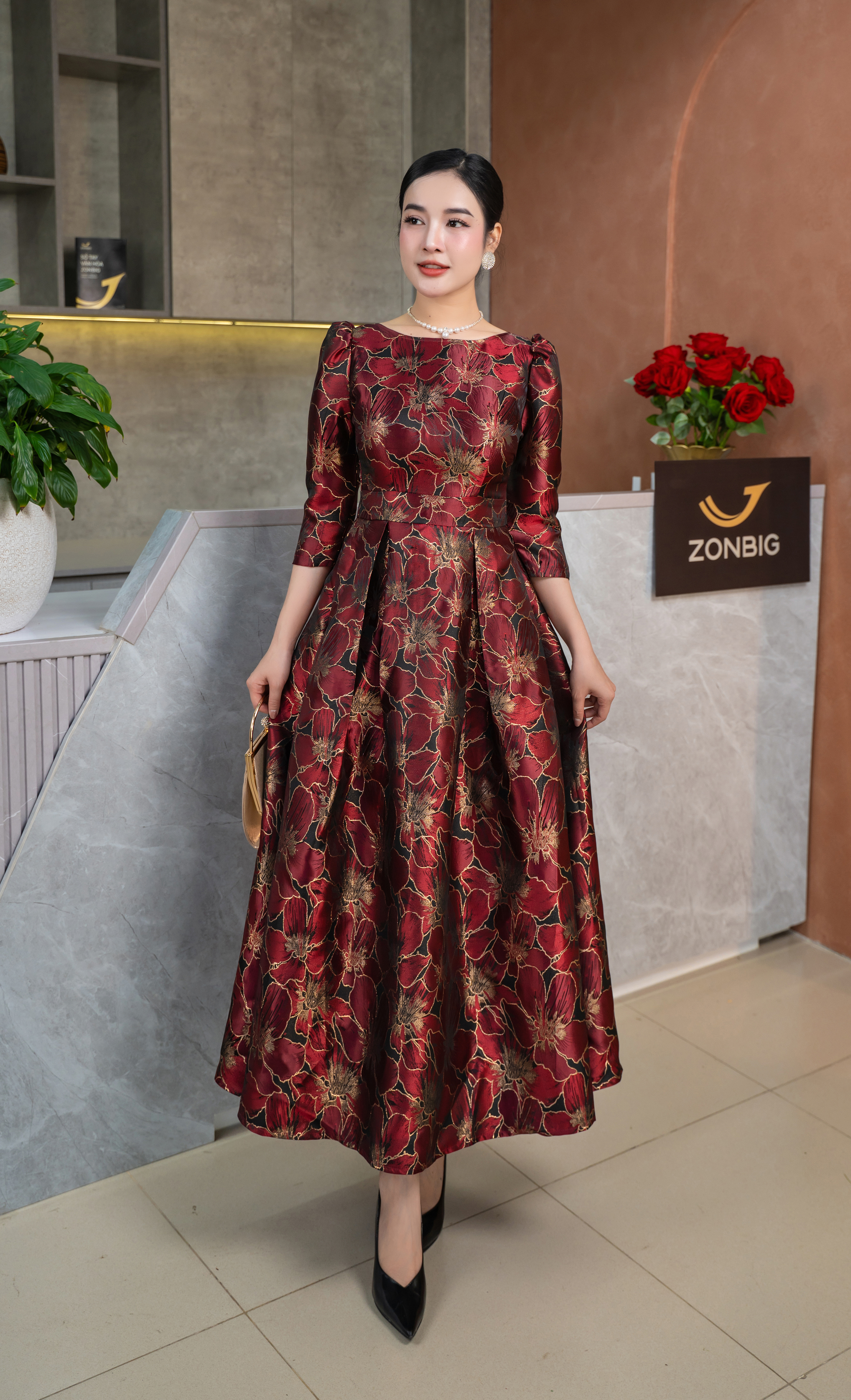 Đầm xoè - Y2102 - Thương hiệu ZONBIG