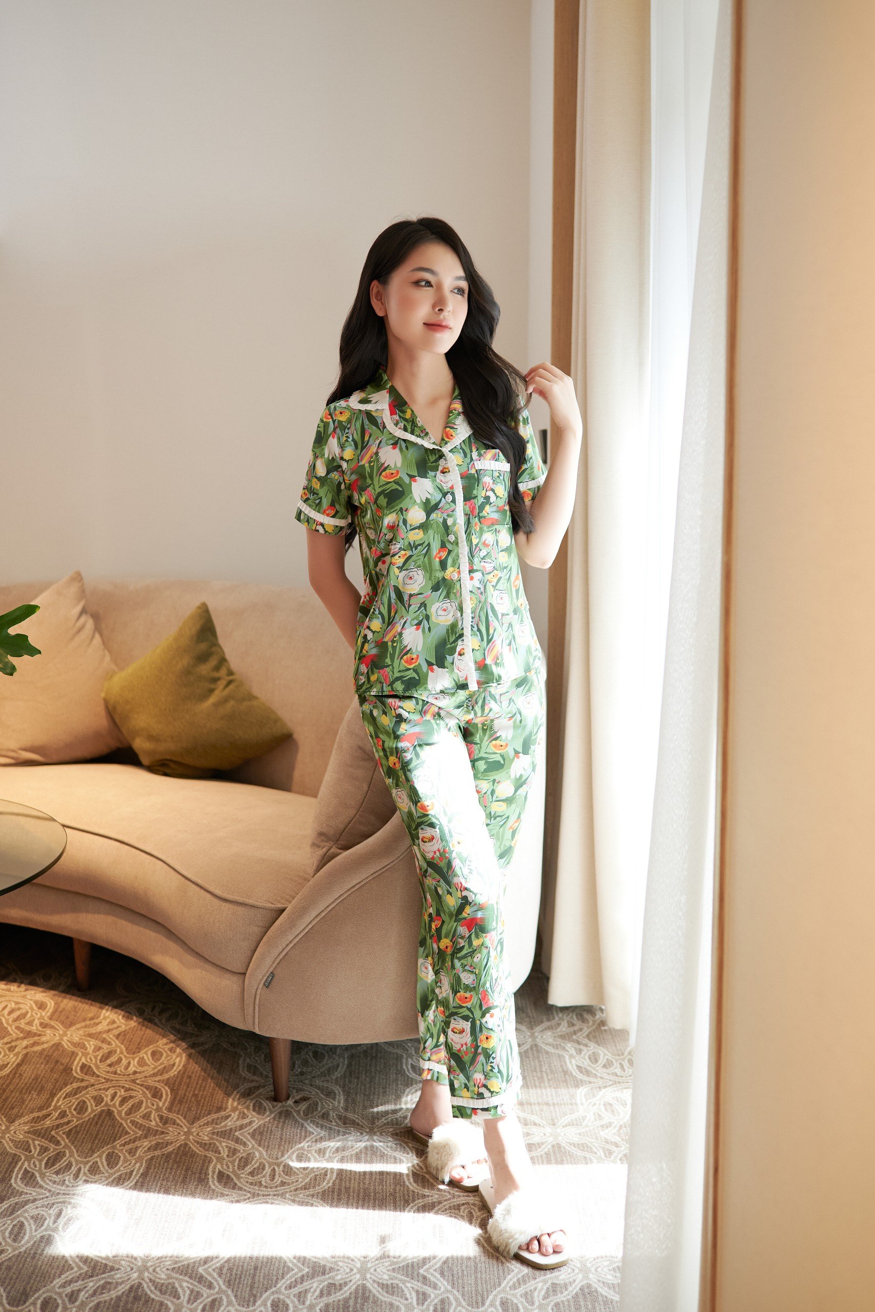 Bộ ngủ áo cộc tay, quần dài BN12_thumbnail_5