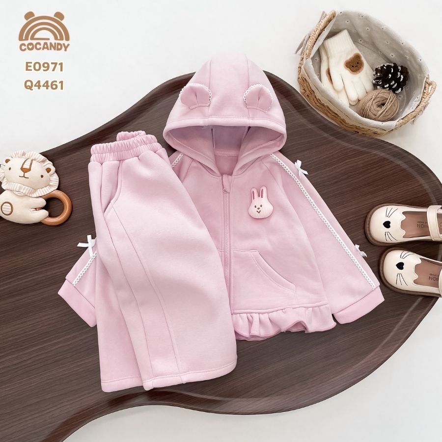 Quần dài nỉ HỒNG nẹp chéo_thumbnail_1