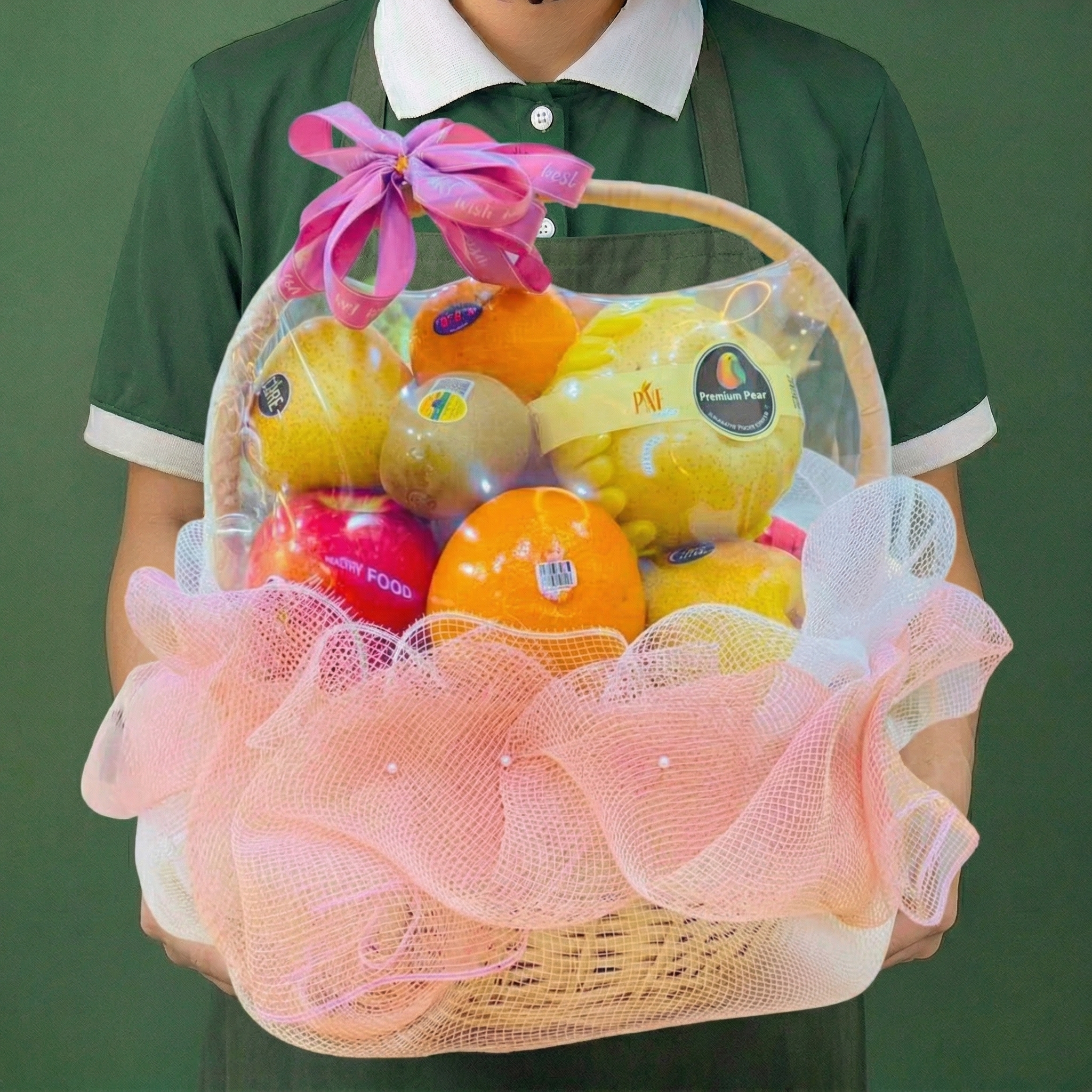 Giỏ hoa quả khai trương- G604