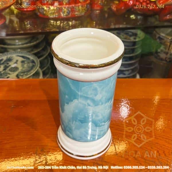 Ống Hương Vân Đá Xanh3