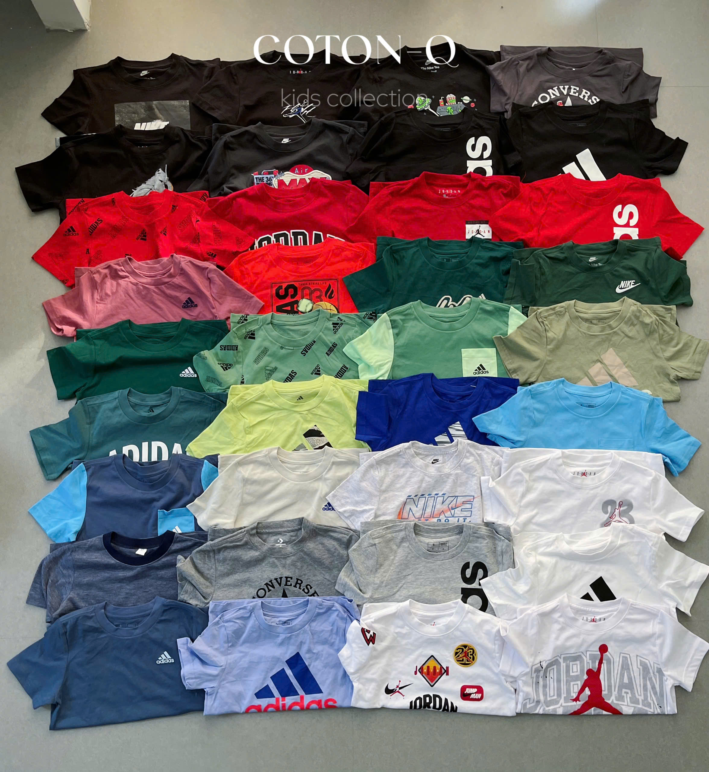 E48 - Set 3 áo thun bé trai xịn ( NGẪU NHIÊN - TRỘN HIỆU ) - vài set cuối 2 màu khác hình