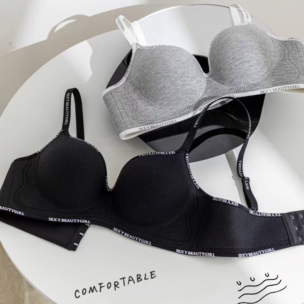 [Mã B55] Áo Lót Cotton Nữ  Mút Dày 5cm Nâng Vòng 1 Không Gọng Áo Bra Chất Cotton Không Gọng Có Mút Dày Đệm Tròn Gom Quả Chống Xệ Hạn Chế Ngấn Mỡ Lưng -- Vikam_thumbnail_14