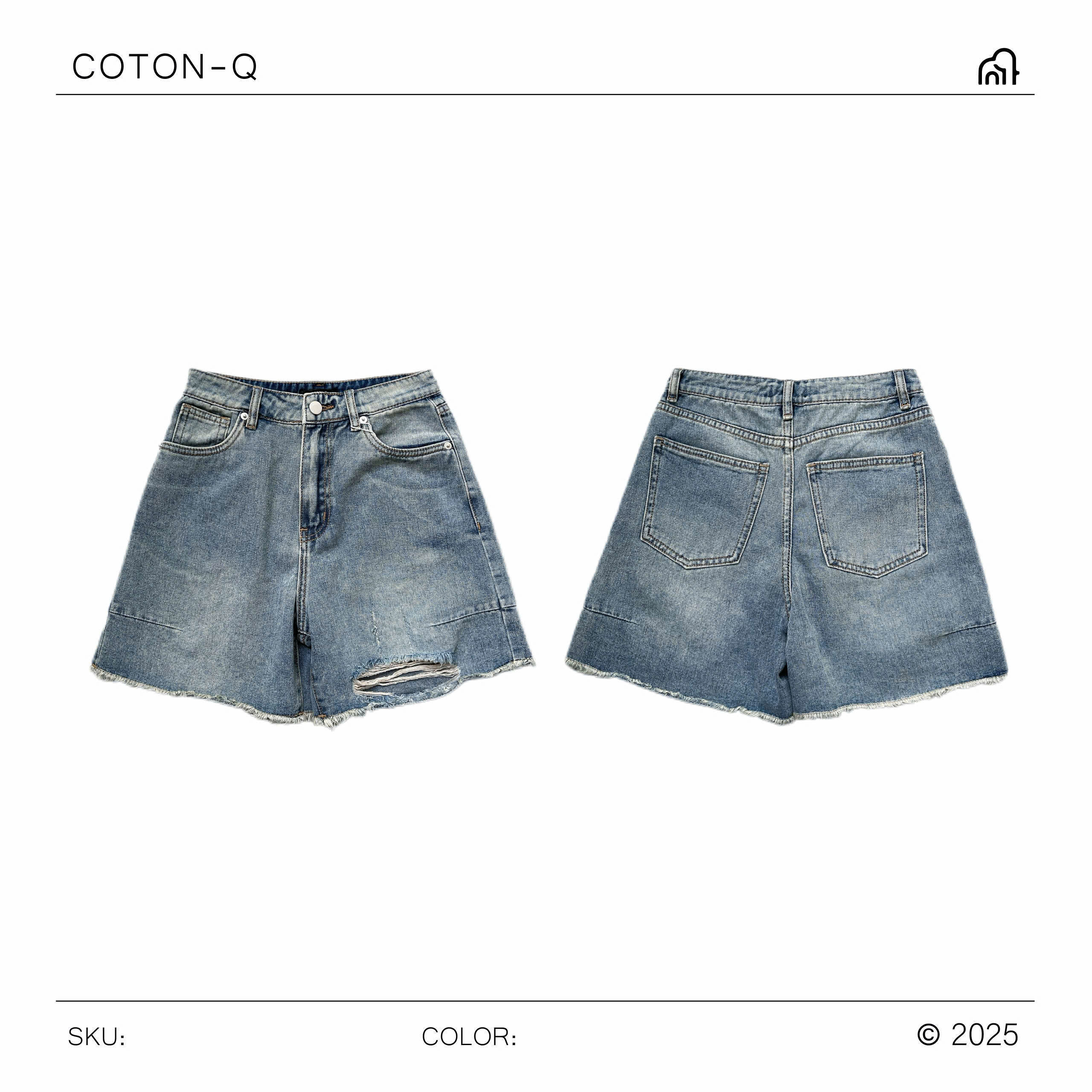 Quần short tua rách gấu_thumbnail_0