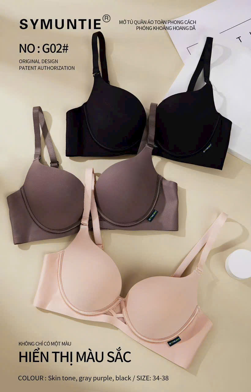 [Mã B59] Áo Lót Nữ Su Lụa Mút 2cm Ôm Vòng 1 Gọng Mềm Mại Co Giãn_thumbnail_9