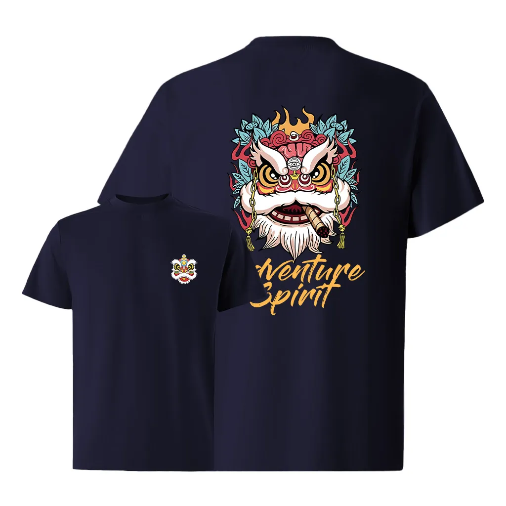 Áo thun nam form rộng Miucho Iconic thoáng mát trẻ trung Kỳ Lân in mix 2962_thumbnail_15