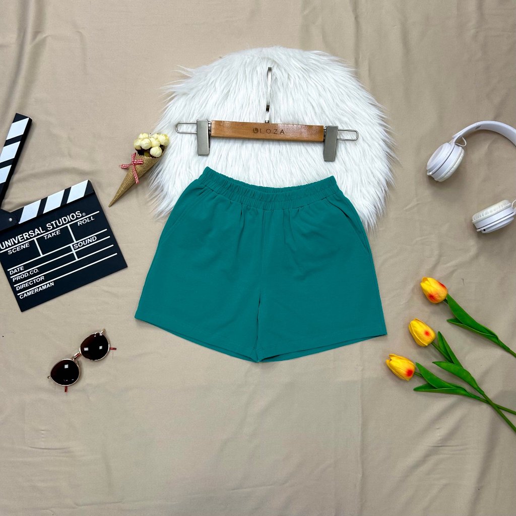 Quần đùi cho bé gái và bé trai chất cotton - Quần đùi cho bé cân nặng từ 15-40kg Loza Kids QT7003