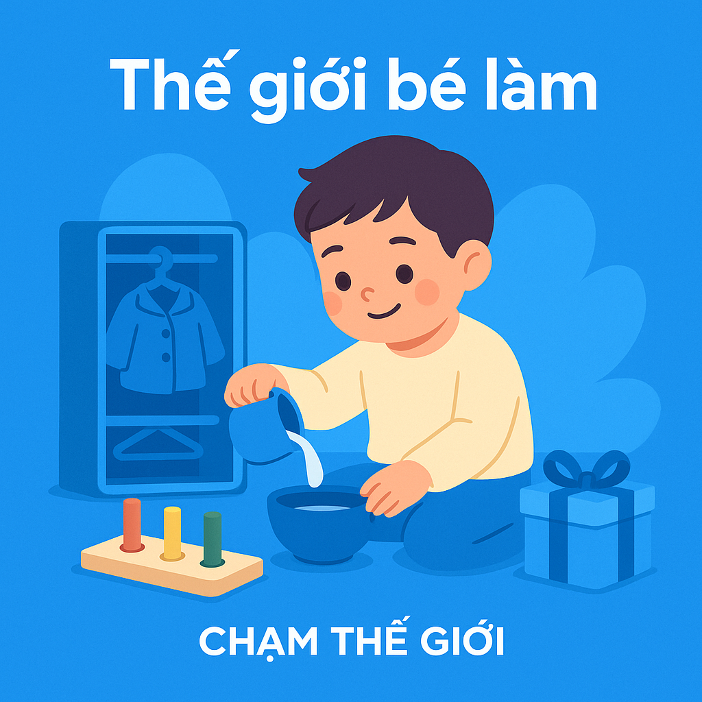 Thế giới bé làm (2–3 tuổi)