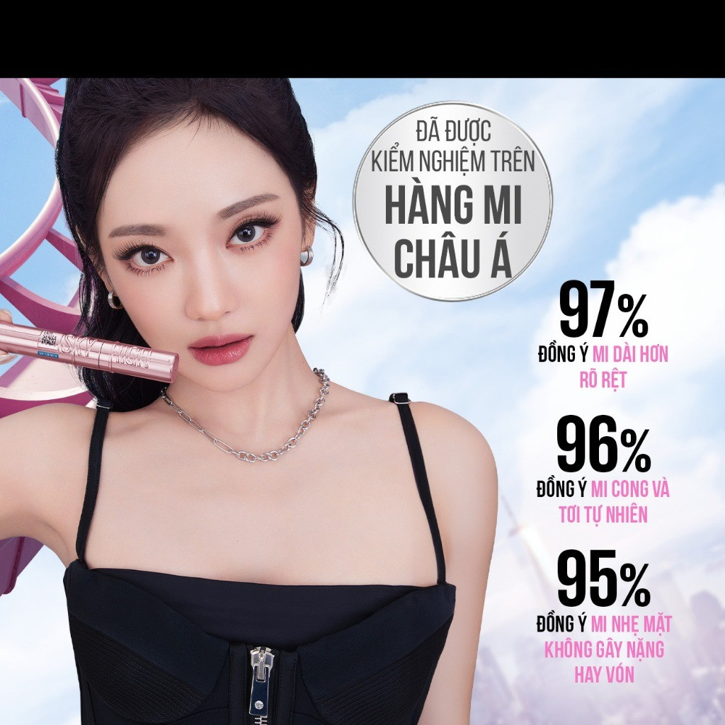 [MAYBELLINE] Mascara Maybelline Sky High Sensational chống nước lâu trôi 6ml_thumbnail_5