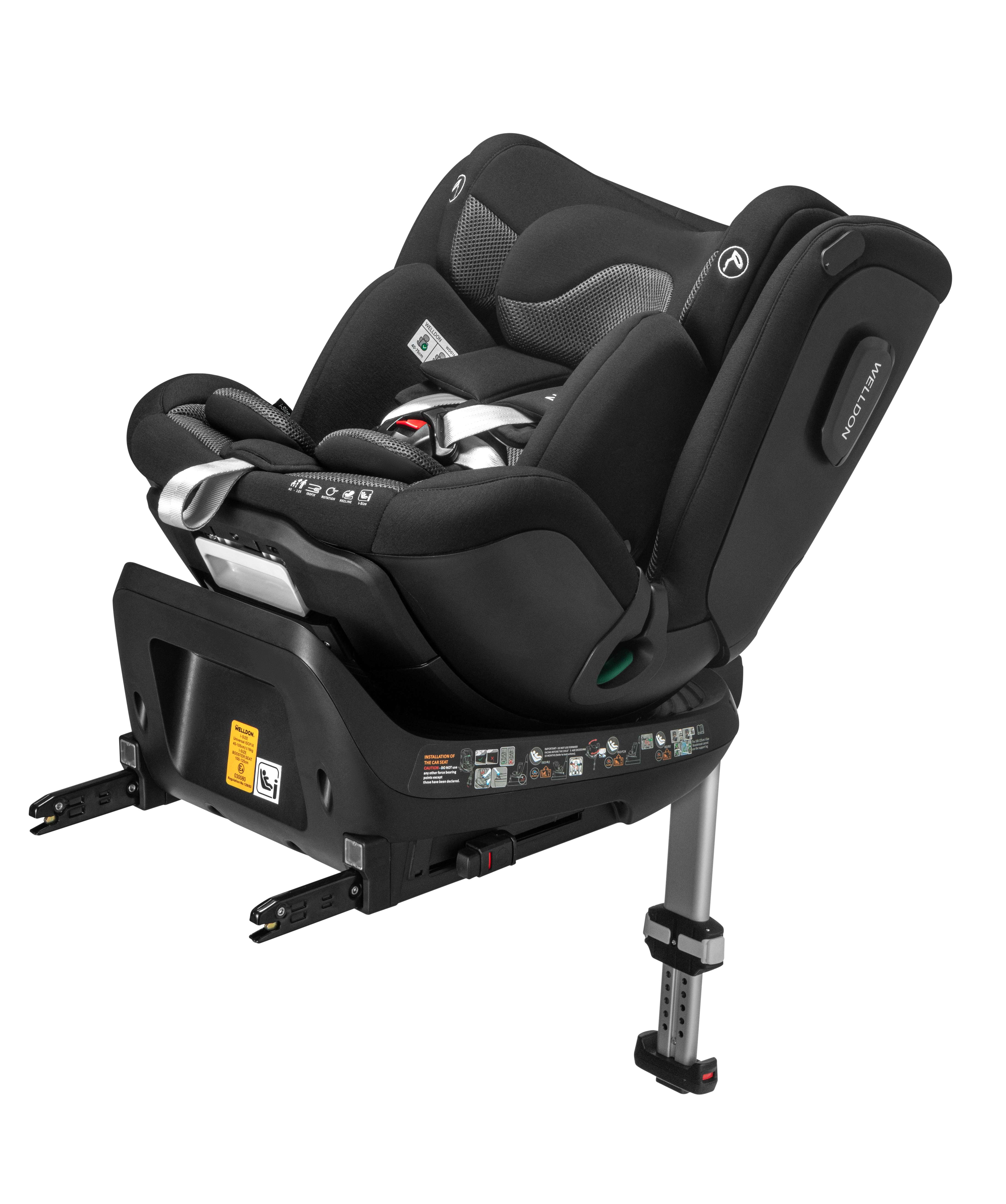 Ghế ngồi an toàn trên ô tô cho trẻ em Welldon Smart Rotate 2 Pro+ 40-125cm  [NHẬP CODE 