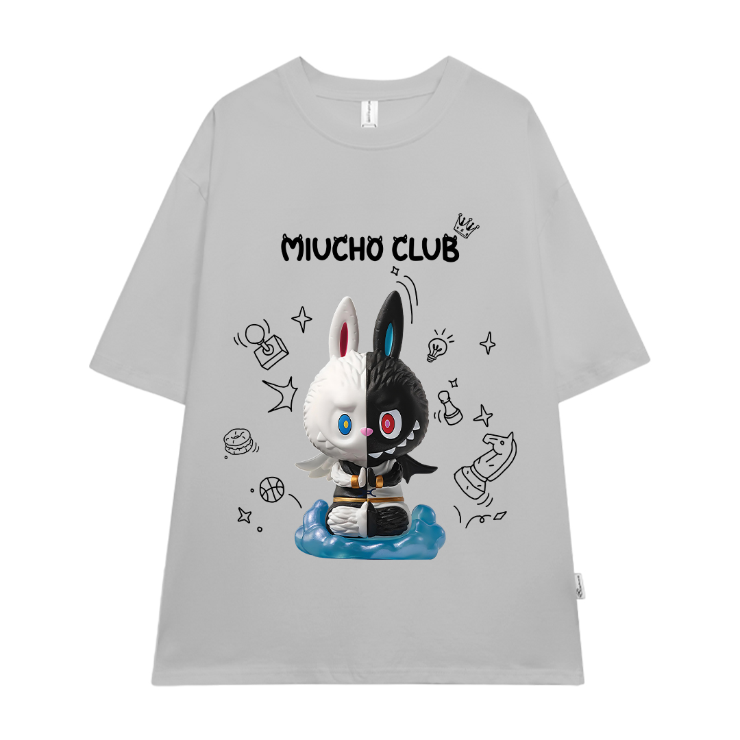 Áo phông labubu form rộng unisex ATD1441 Miucho tay ngắn cổ tròn in mix_thumbnail_15