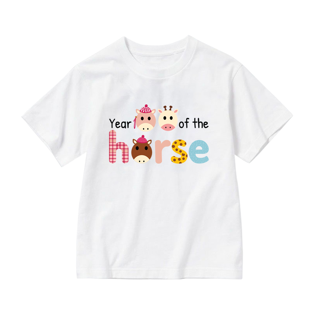 Áo thun bé gái Kado vải cotton thoáng mát mềm mại cổ tròn in chữ phối màu 2956_thumbnail_7