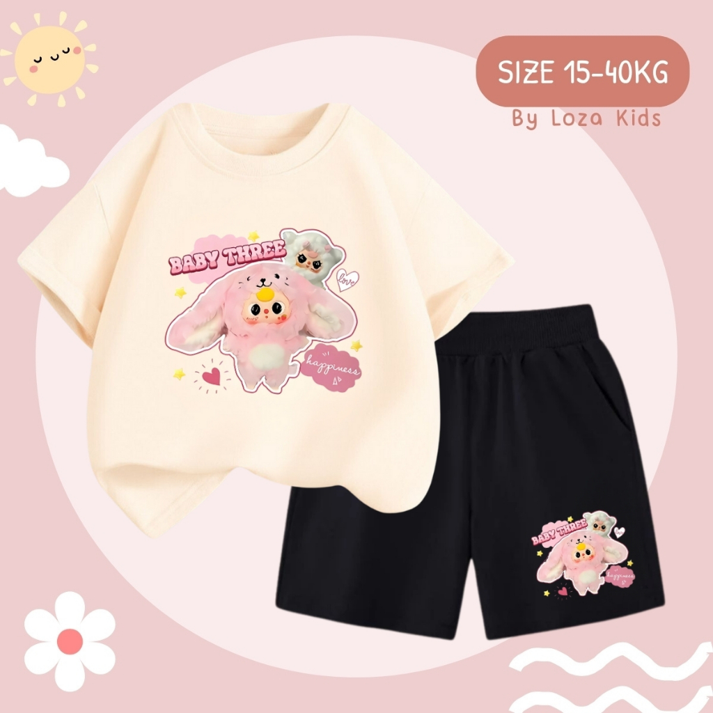 Đồ bộ bé gái in hình Baby Three - Loza Kids SB212_thumbnail_4