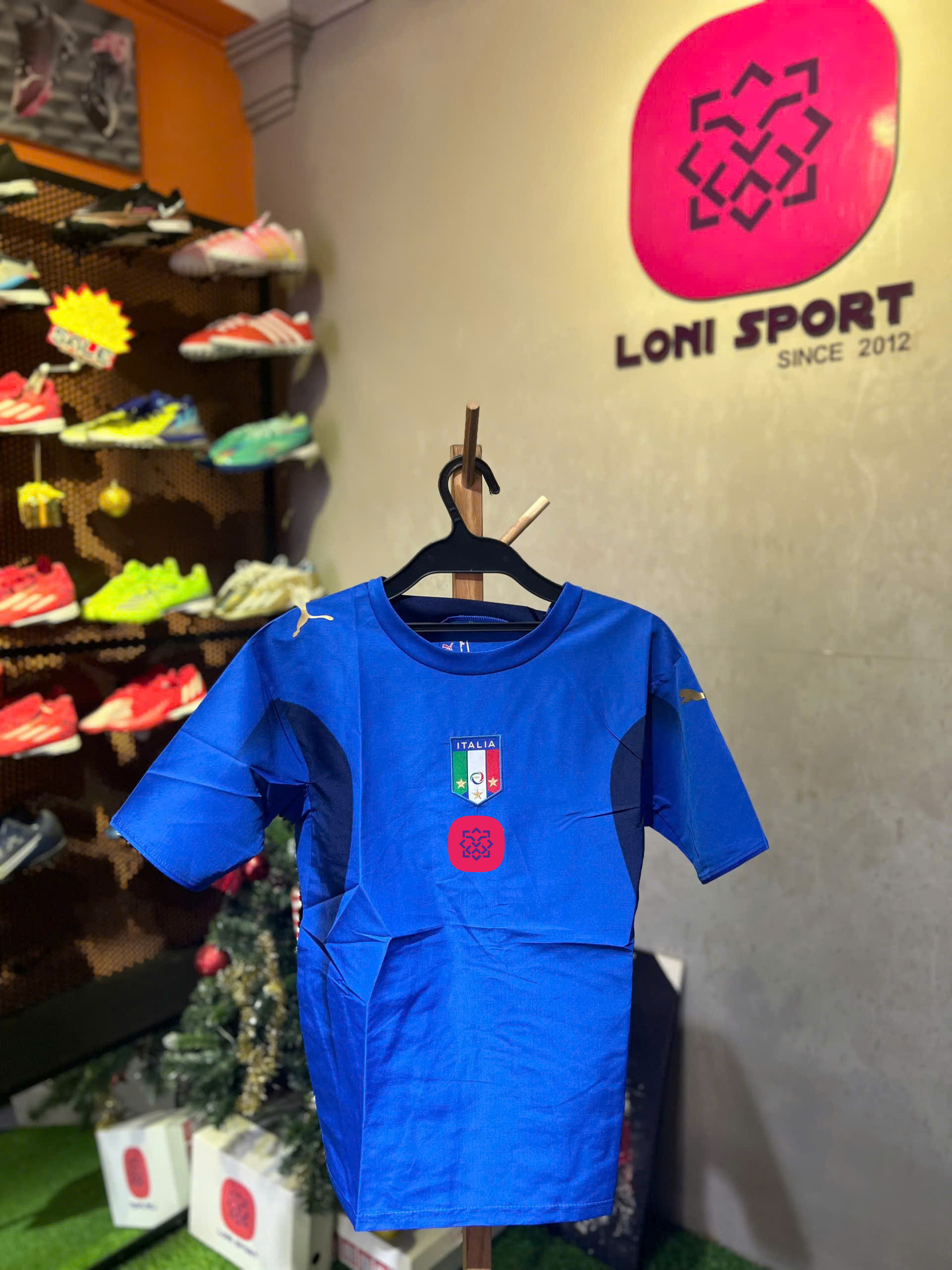 Áo Retro Italy sân nhà xanh 2006_thumbnail_2