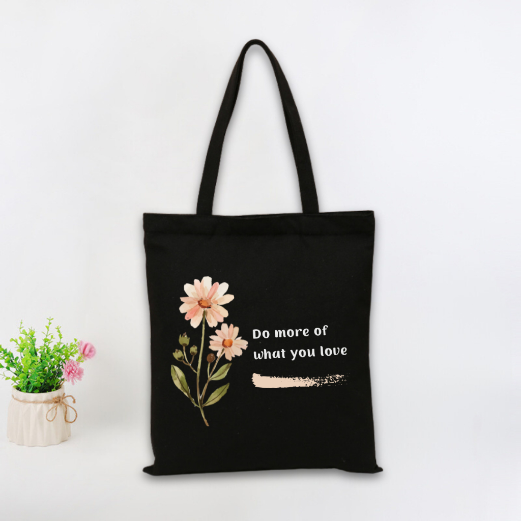 Túi tote vải canvas We Tee phong cách Hàn Quốc có khoá kéo và ngăn phụ - TOTE03_thumbnail_10