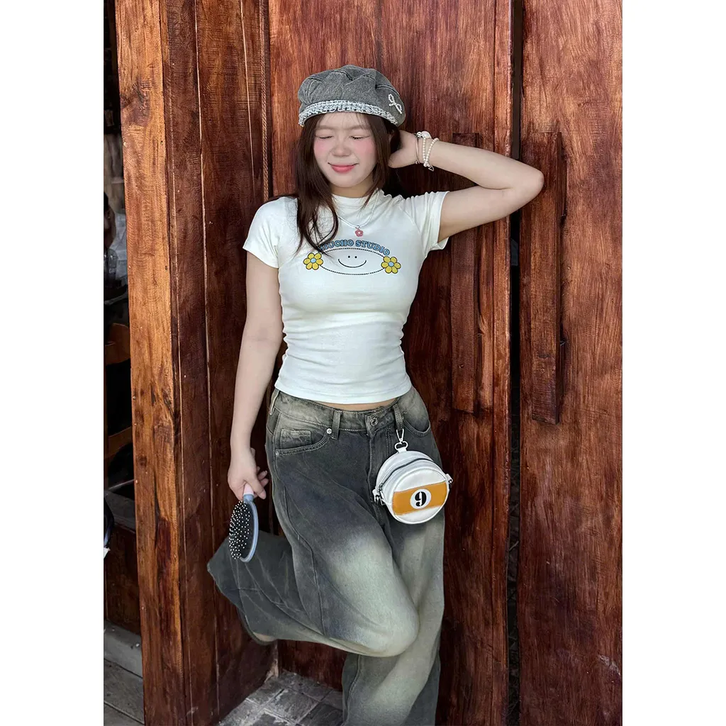 Áo baby tee smile Beezy form ôm body hack dáng 3334_thumbnail_4