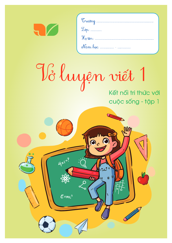 Vở Luyện viết chữ Tiếng Việt lớp 1