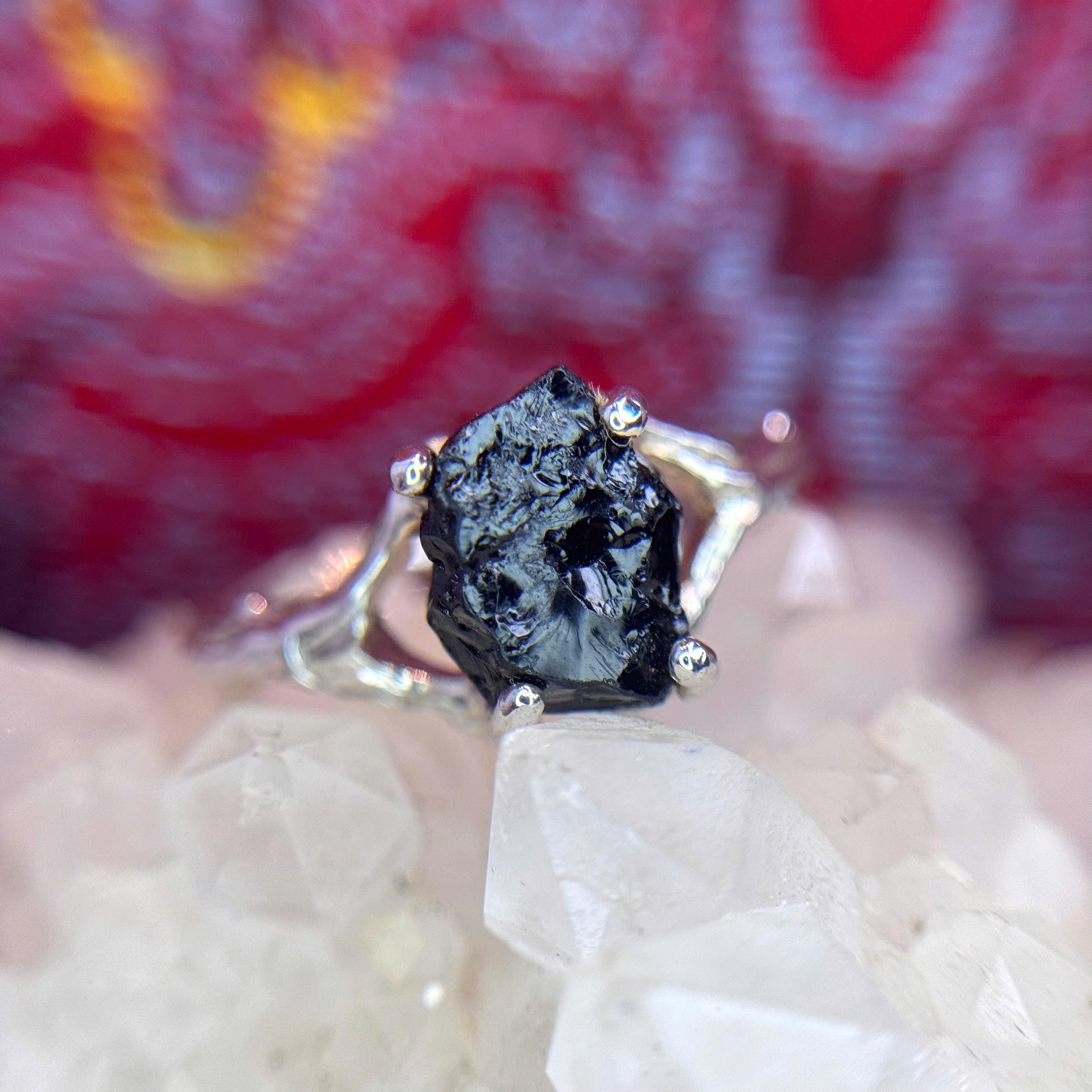 Nhẫn đá Tourmaline đen bạc 925._thumbnail_2