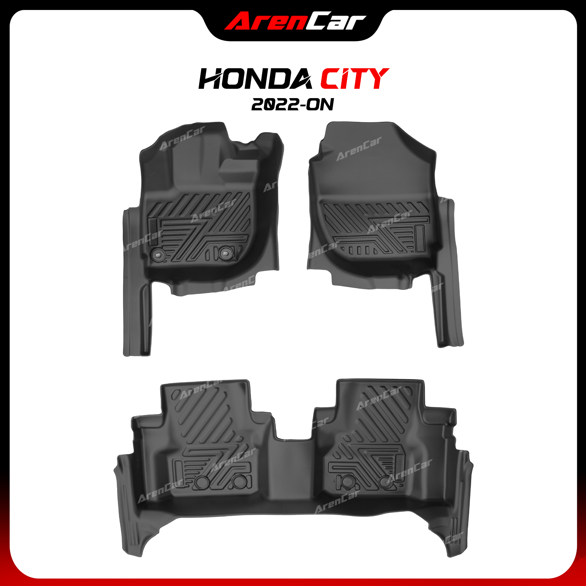 [Aren Car] Thảm Lót Sàn Ô Tô TPE Nhựa Đúc Honda City_thumbnail_9