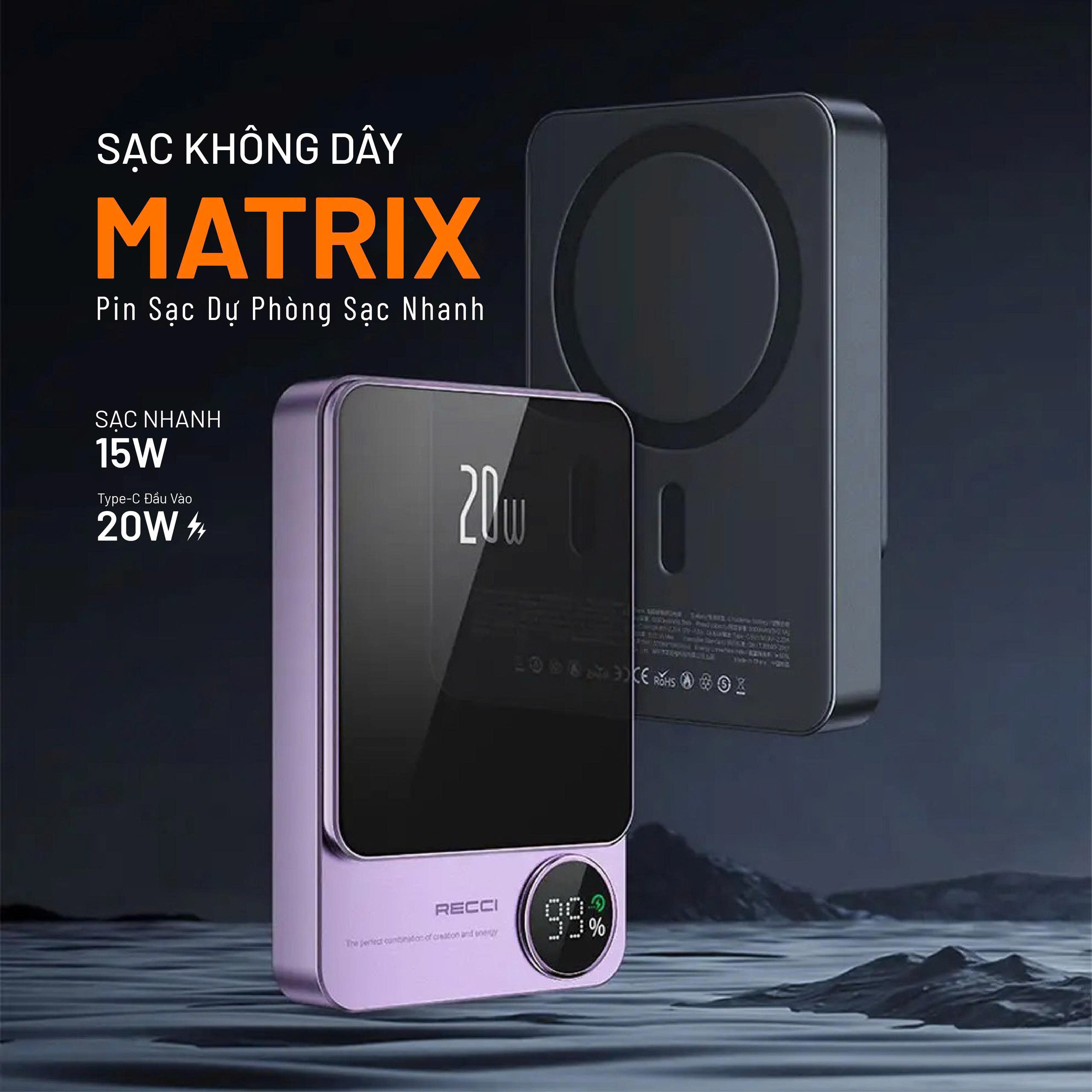 Sạc dự phòng Recci - RPB-W16C ( 10.000mah )_thumbnail_3